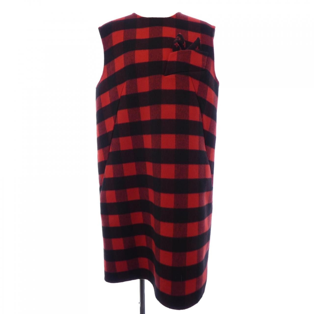 Louis Vuitton Louis Vuitton Louis Vuitton Cashmere Blend Dress Textile Dresses FTRO68B09 DUTY FREE for USA Size ONE SIZE - 1 Thumbnail