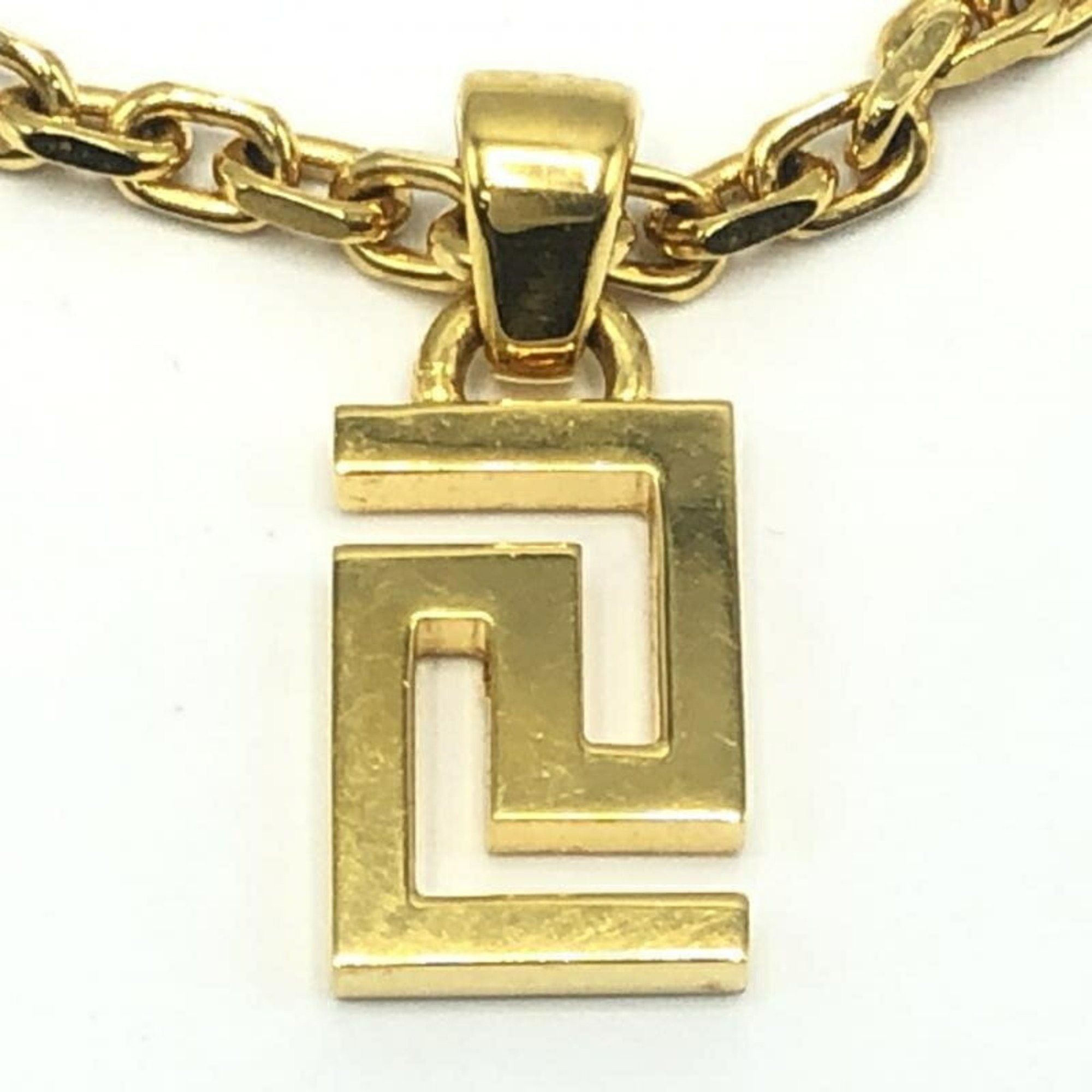 image of Versace Greca Pendant Gold Versace, Women's