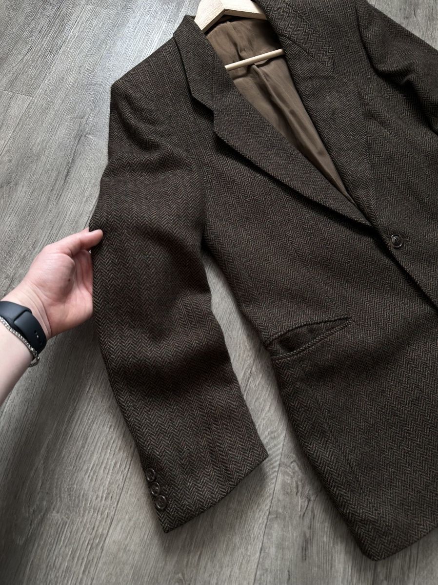 Hugo Boss 🫧Hugo Boss Vintage Wool Blazer Jacket Men L Size US L / EU 52-54 / 3 - 4 Thumbnail