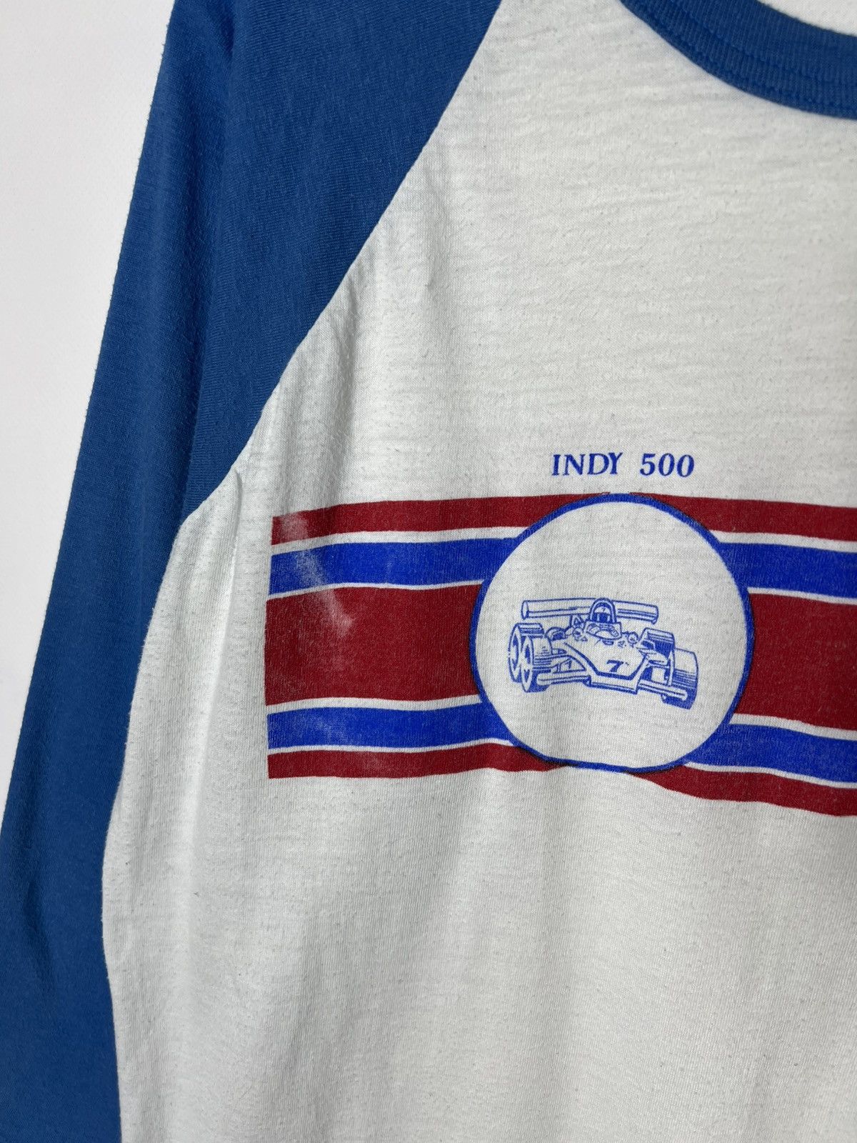 Vintage Vintage very rare 80s Indy 500 Indiana Raglan 3/4 sleeves Size US M / EU 48-50 / 2 - 6 Thumbnail