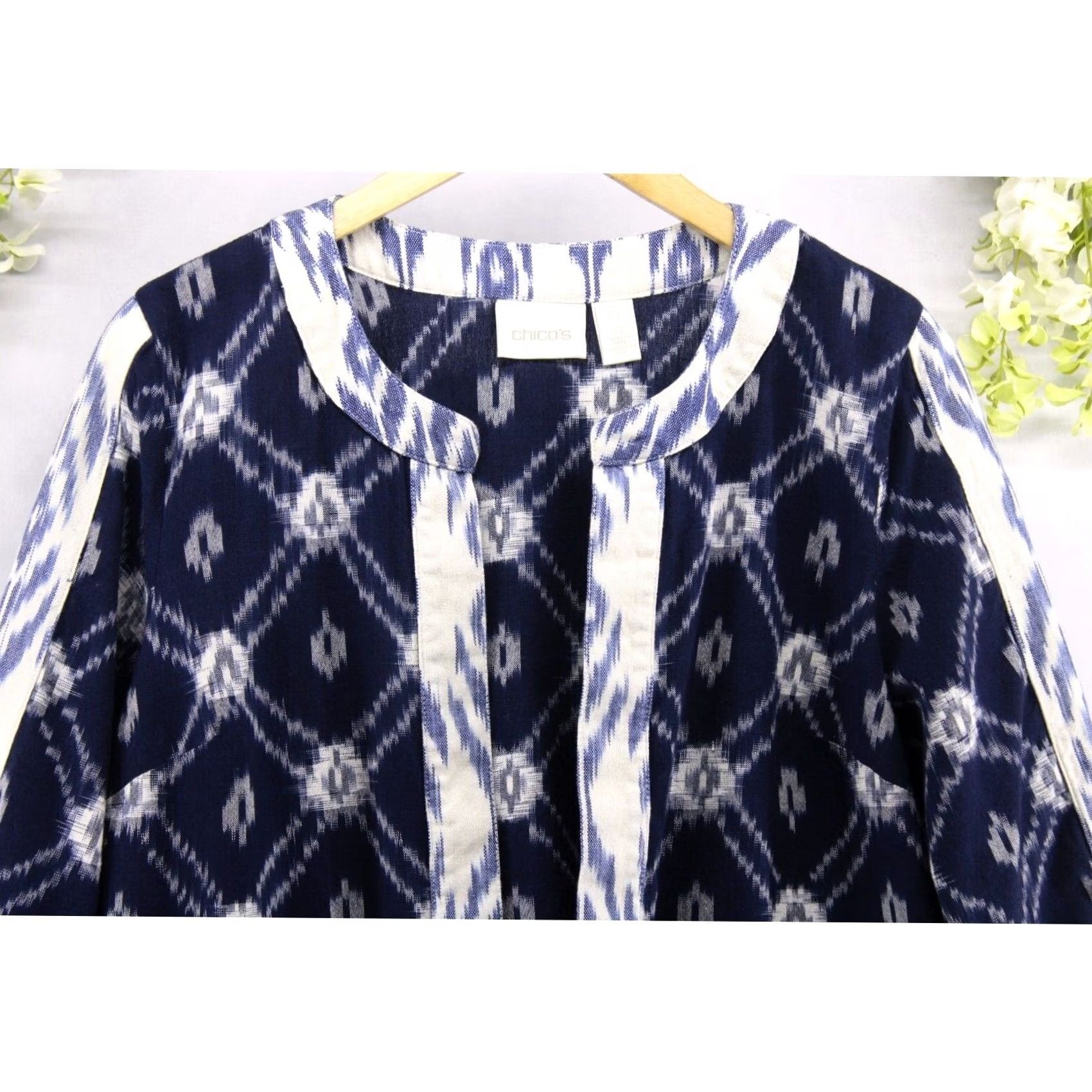 Vintage Chico's Women's Open Cardigan Shirt? Wait Size XS / US 0-2 / IT 36-38 - 3 Thumbnail