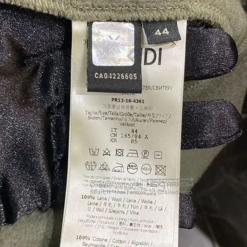 Fendi Fendi Green Wool Men's Outerwear Jacket . Size US M / EU 48-50 / 2 - 8 Thumbnail