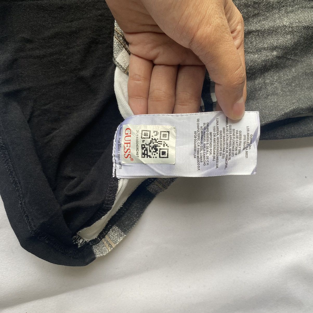 Guess × Japanese Brand GUE$$ California Poem Raw Stitches Tees Size US M / EU 48-50 / 2 - 11 Thumbnail