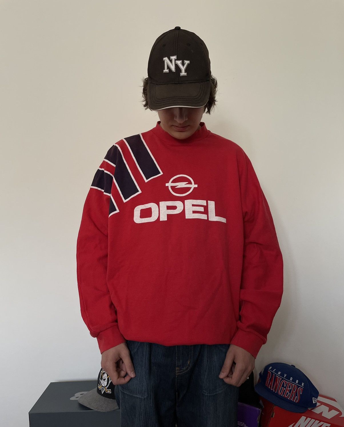 Rare 90s Opel FC Bayern Munchen sweatshirt blockcore