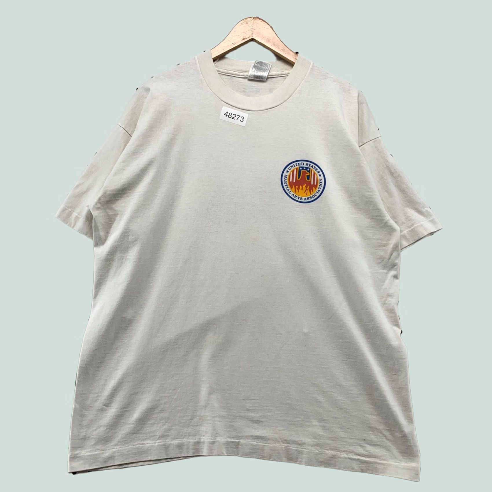 Vintage VINTAGE Martial Arts Association T Shirt Mens XL White Single Stitch 90s USA Size US M / EU 48-50 / 2 - 1 Thumbnail