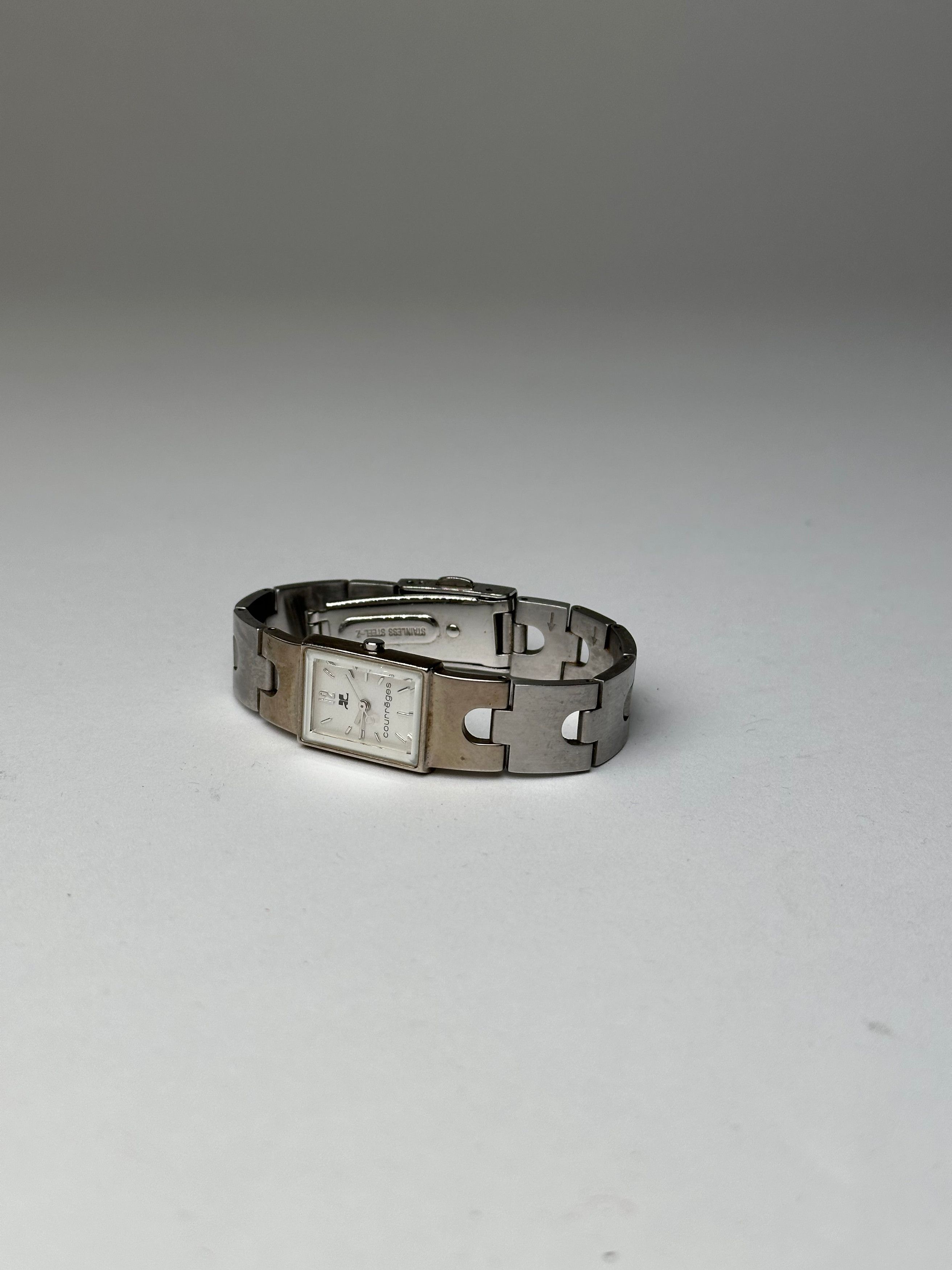 Courreges Vintage Stainless Watch Silver Size ONE SIZE - 1 Thumbnail