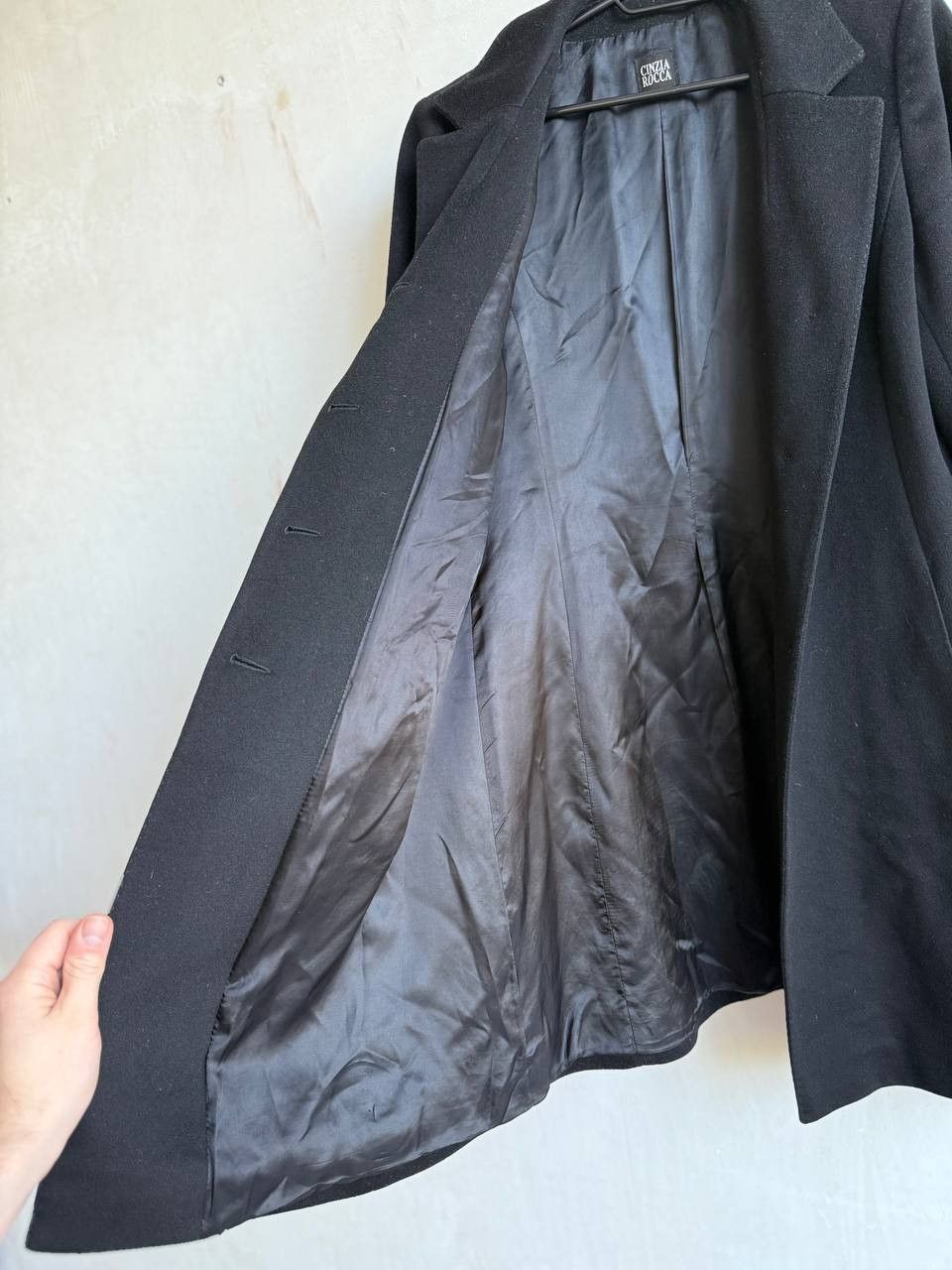 Cinzia Rocca Cinzia Rocca by Loro Piana Superfine Wool Womens Black Coat Size M / US 6-8 / IT 42-44 - 11 Thumbnail
