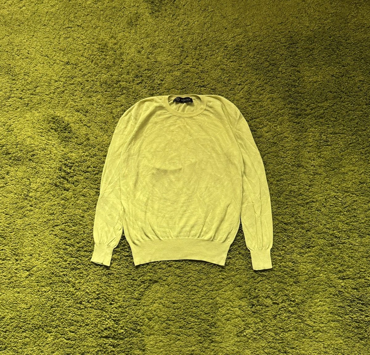 Designer × Versace Versace Medusa logo silk blend sweater Size S / US 4 / IT 40 - 1 Thumbnail