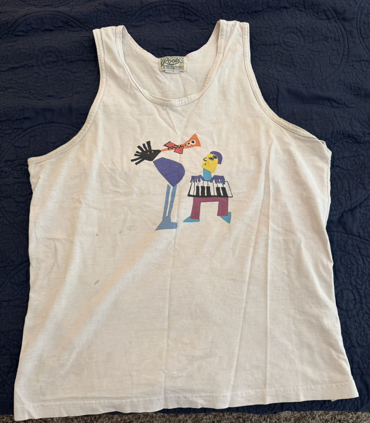 Roots Authentic jazz fest tank top Size US XL / EU 56 / 4 - 1 Thumbnail