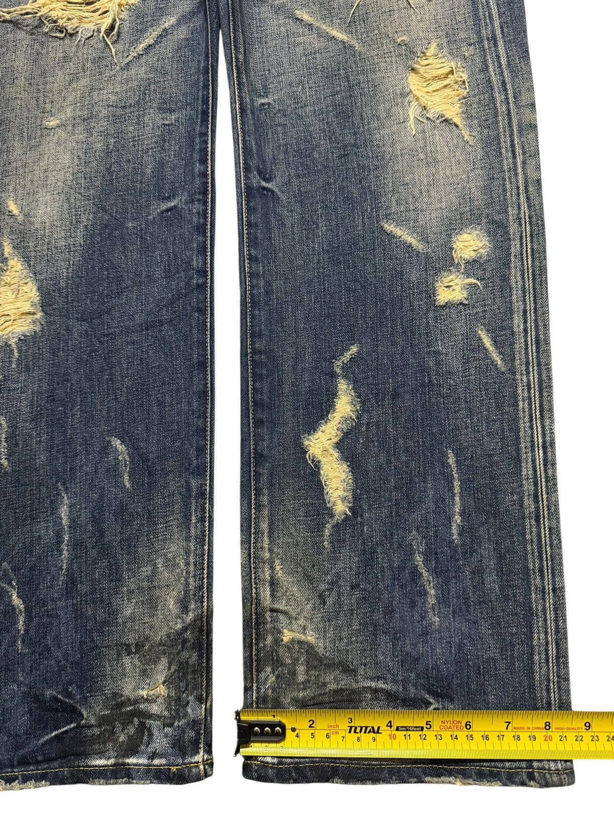 Kapital Vintage 90s Japan Soul Of Freedom Faded Distressed Wide Leg Size US 33 - 12 Thumbnail