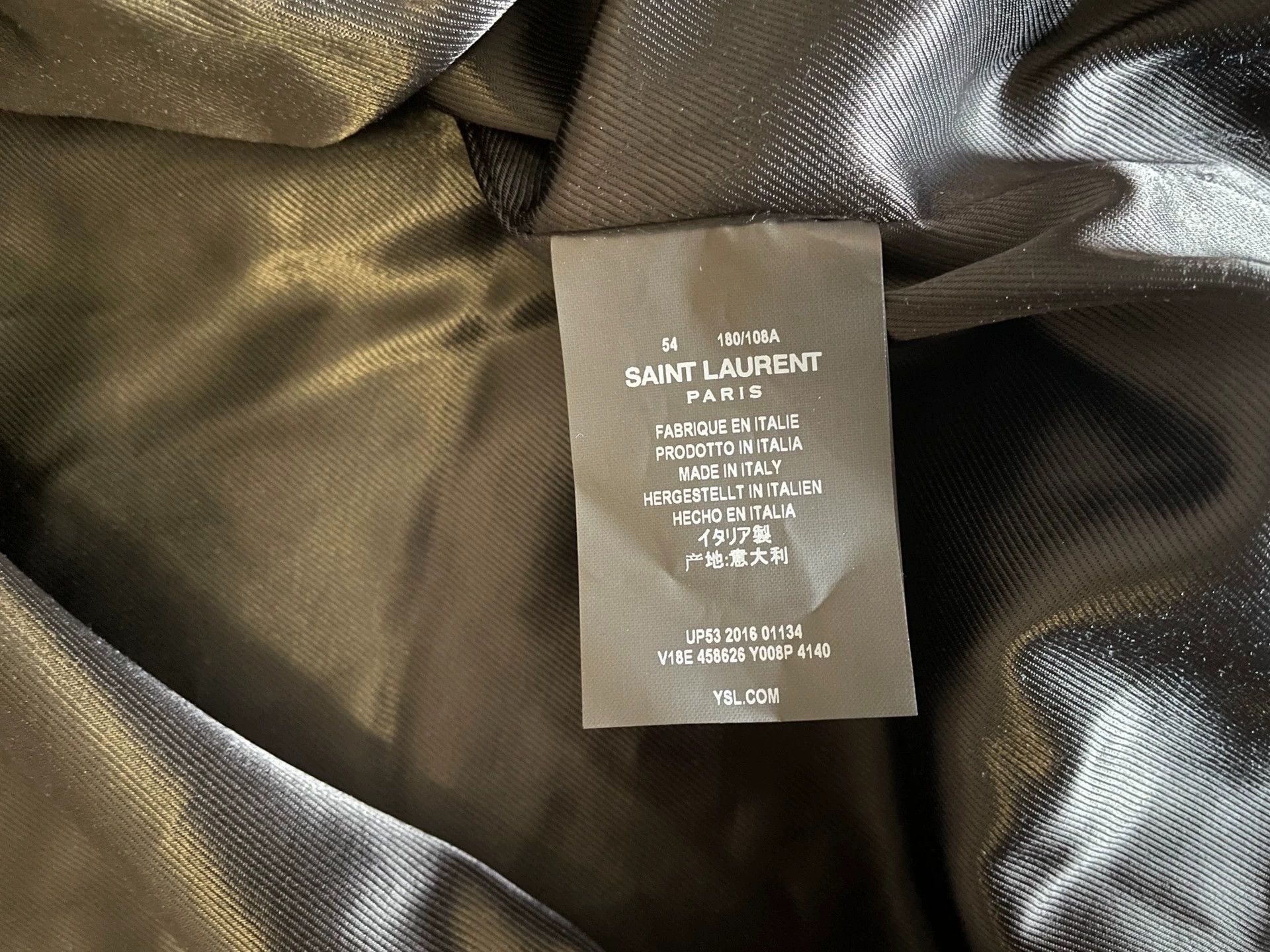 Saint Laurent Paris Saint Laurent YSL Camouflage Baseball Jacket, Size L / US 10 / IT 46 - 7 Thumbnail
