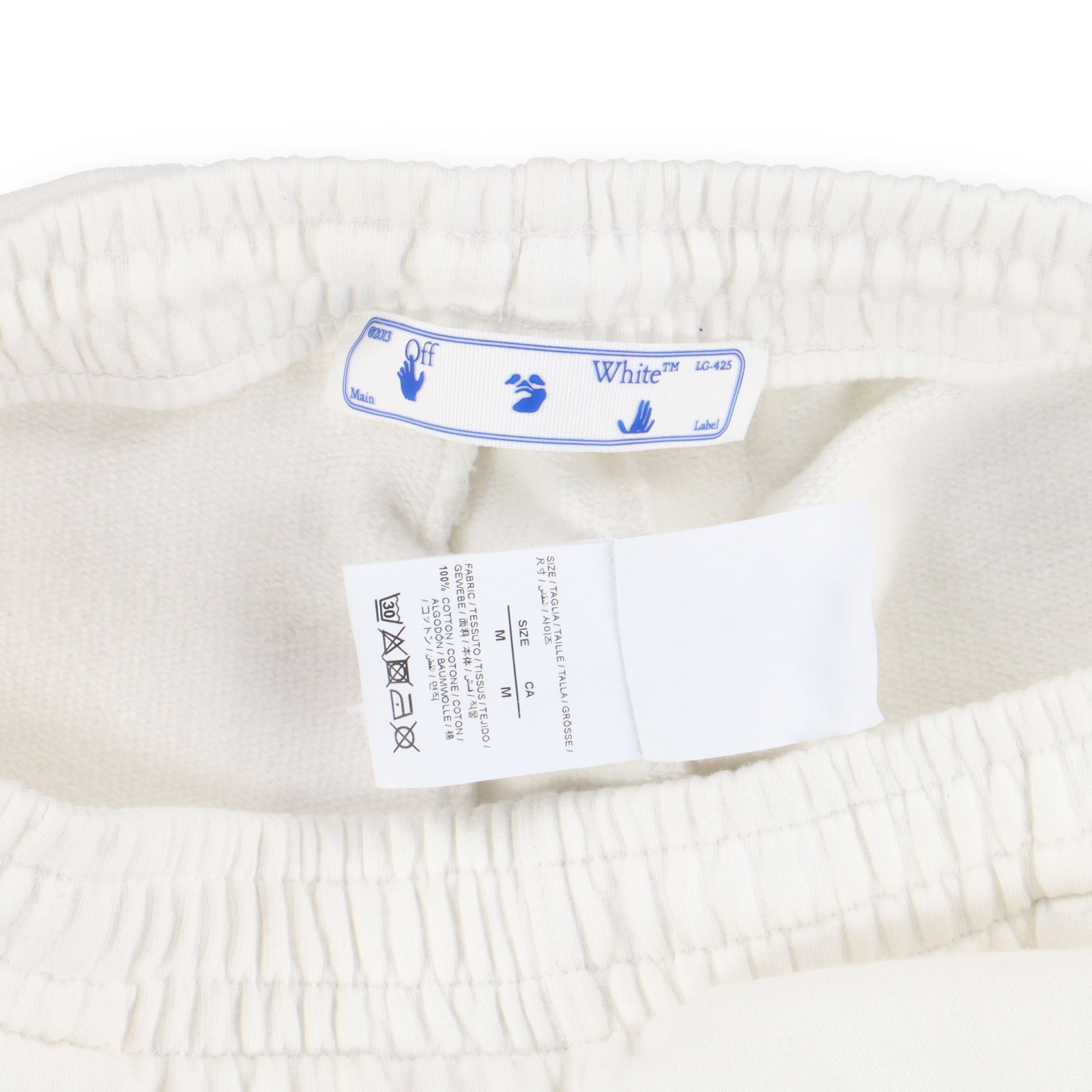 Off-White White Mirko Two Arrow Logo Sweatpants Size US 32 / EU 48 - 4 Thumbnail