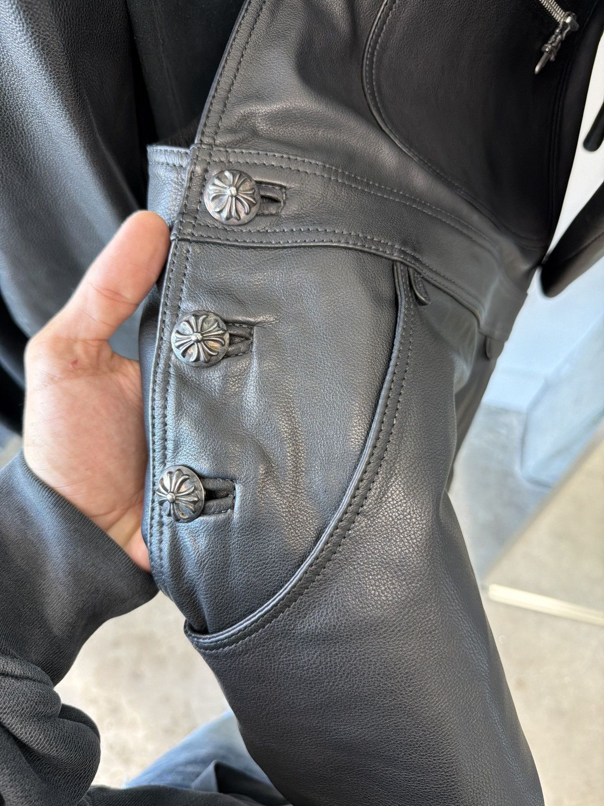 Chrome Hearts Vintage Chrome Hearts Overall Shorts Size S / US 4 / IT 40 - 4 Thumbnail