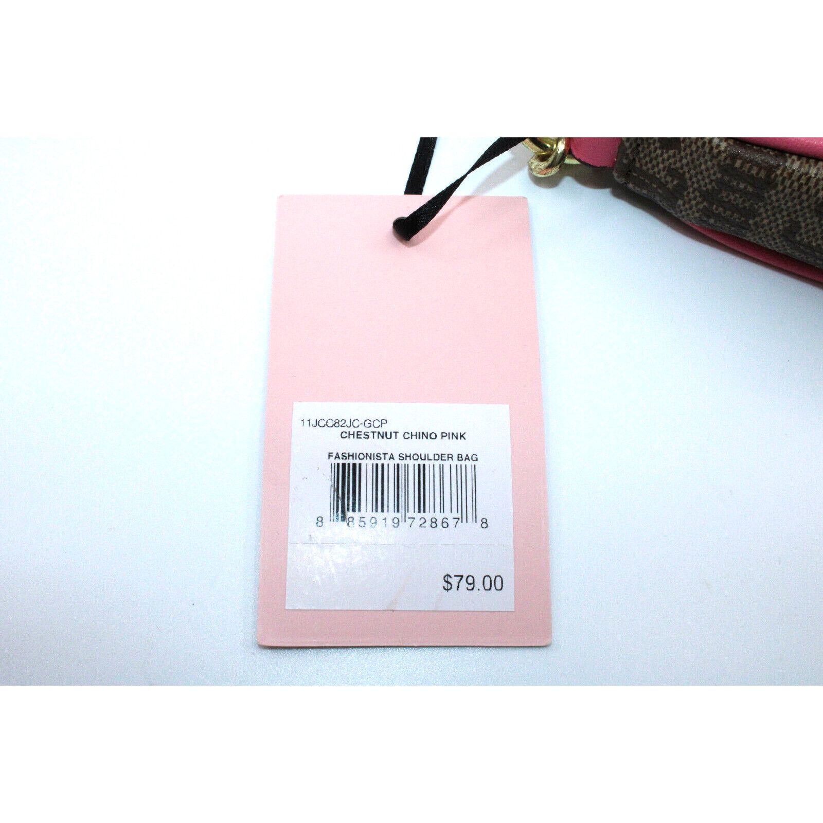 Juicy Couture NWT JUICY COUTURE Chestnut Chino Pink Fashionista Bag $79 Size ONE SIZE - 9 Thumbnail