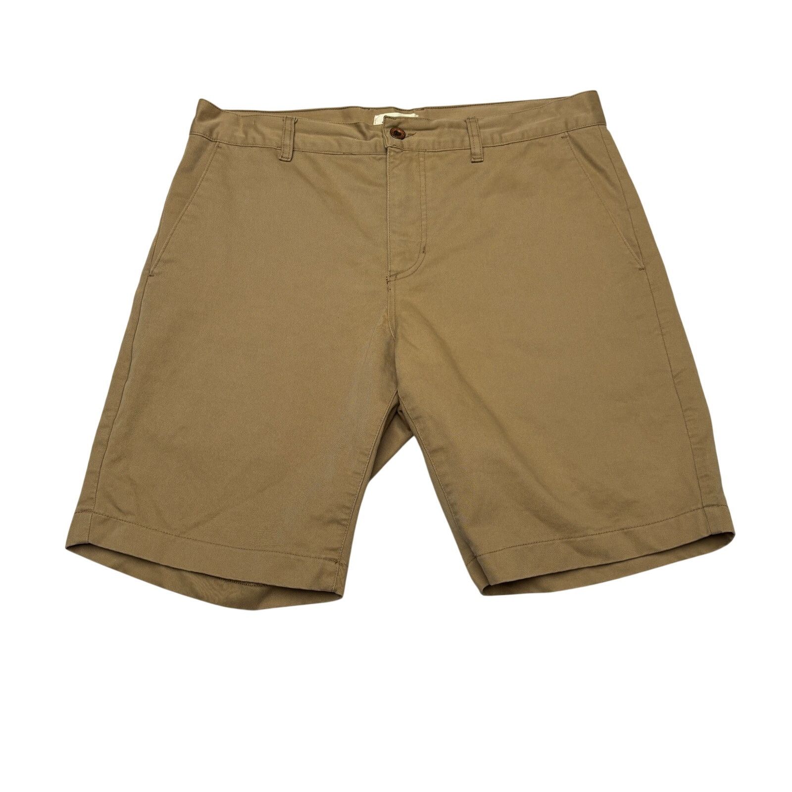 Taylor Stitch Taylor Stitch Cotton 9.5" Shorts Men's 33 Chino Khaki Casual Size US 33 - 1 Thumbnail