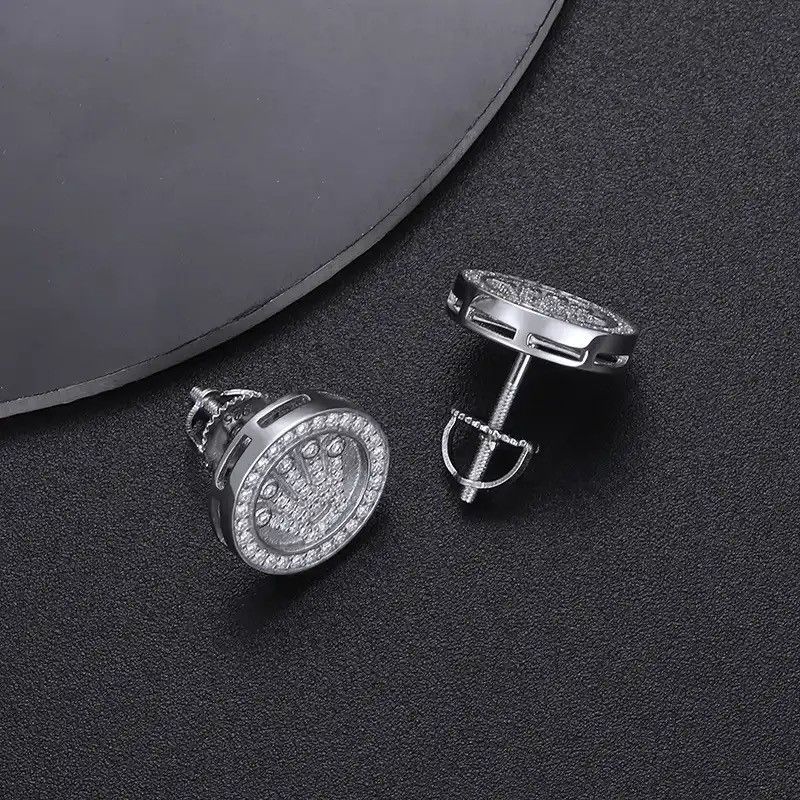 Jewelry Classics Crown Stud Earrings Size ONE SIZE - 2 Thumbnail
