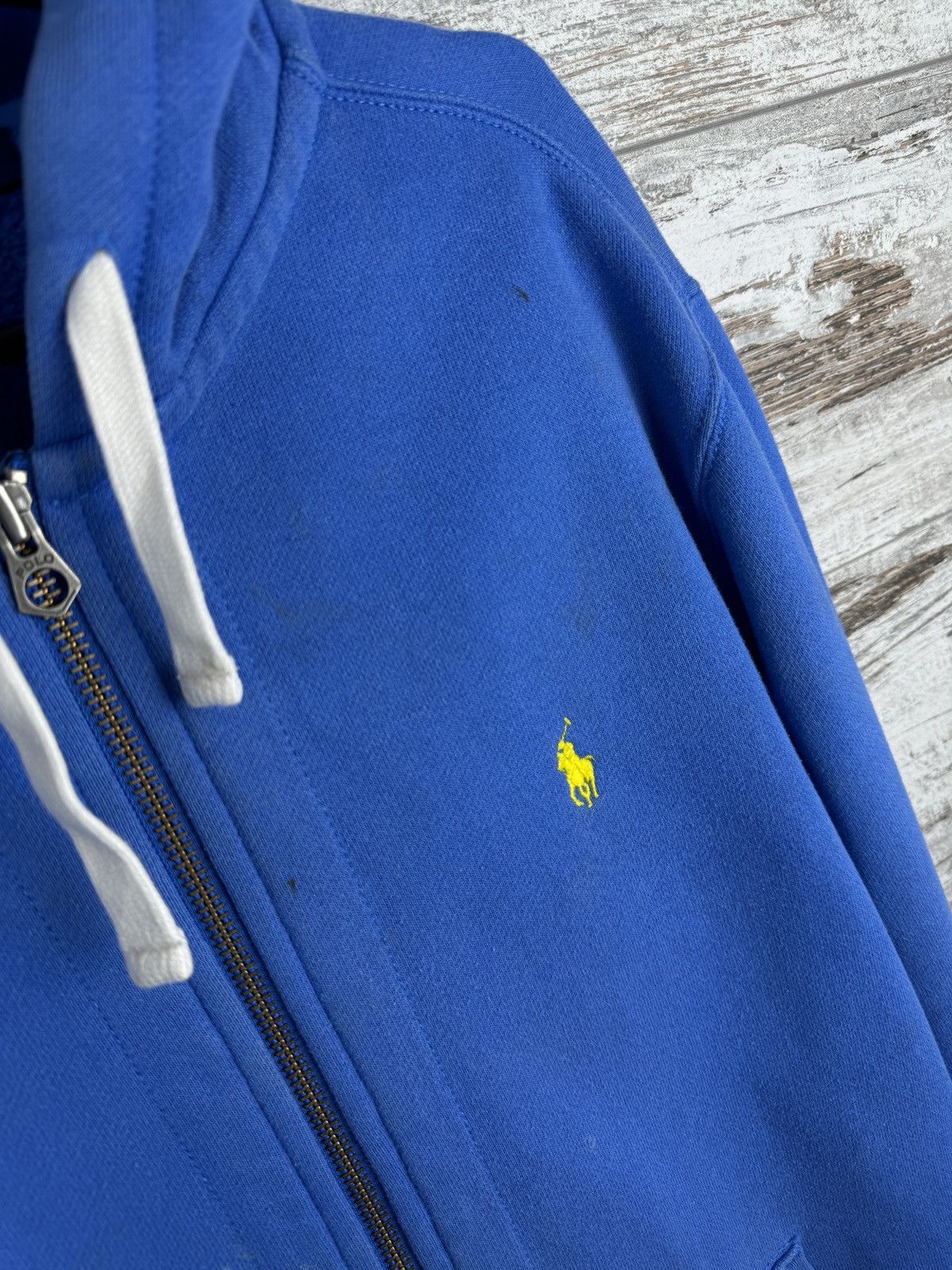Polo Ralph Lauren Mens Vintage Polo Ralph Lauren zip hoodie y2k blue rare OG Size US XL / EU 56 / 4 - 5 Thumbnail