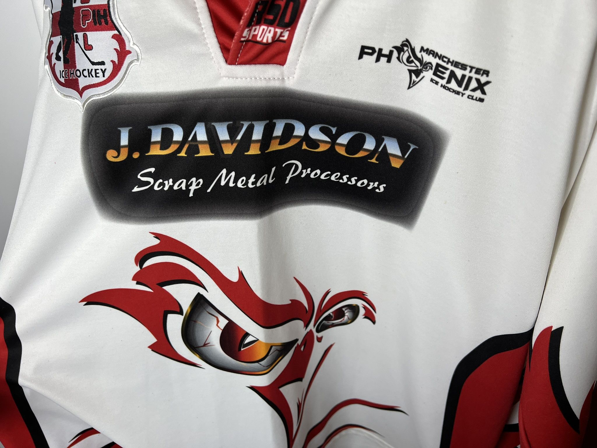NHL MANCHESTER PHOENIX ICE HOCKEY JERSEY SHIRT SIZE L Size US L / EU 52-54 / 3 - 6 Thumbnail
