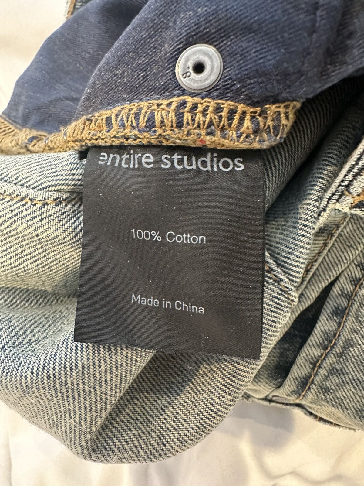 Entire Studios Entire Studios Blue Gem Jeans Size US 32 / EU 48 - 6 Thumbnail