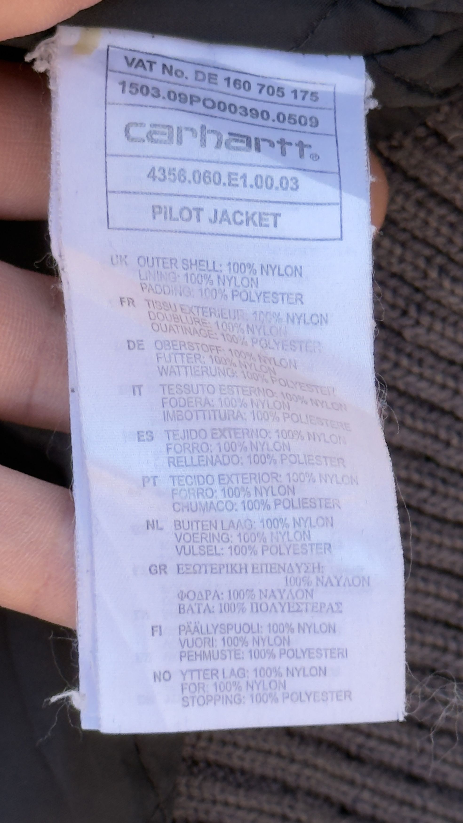 Carhartt 🔥 Carhartt bomber pilot jacket puffer size xl Size US XL / EU 56 / 4 - 10 Thumbnail