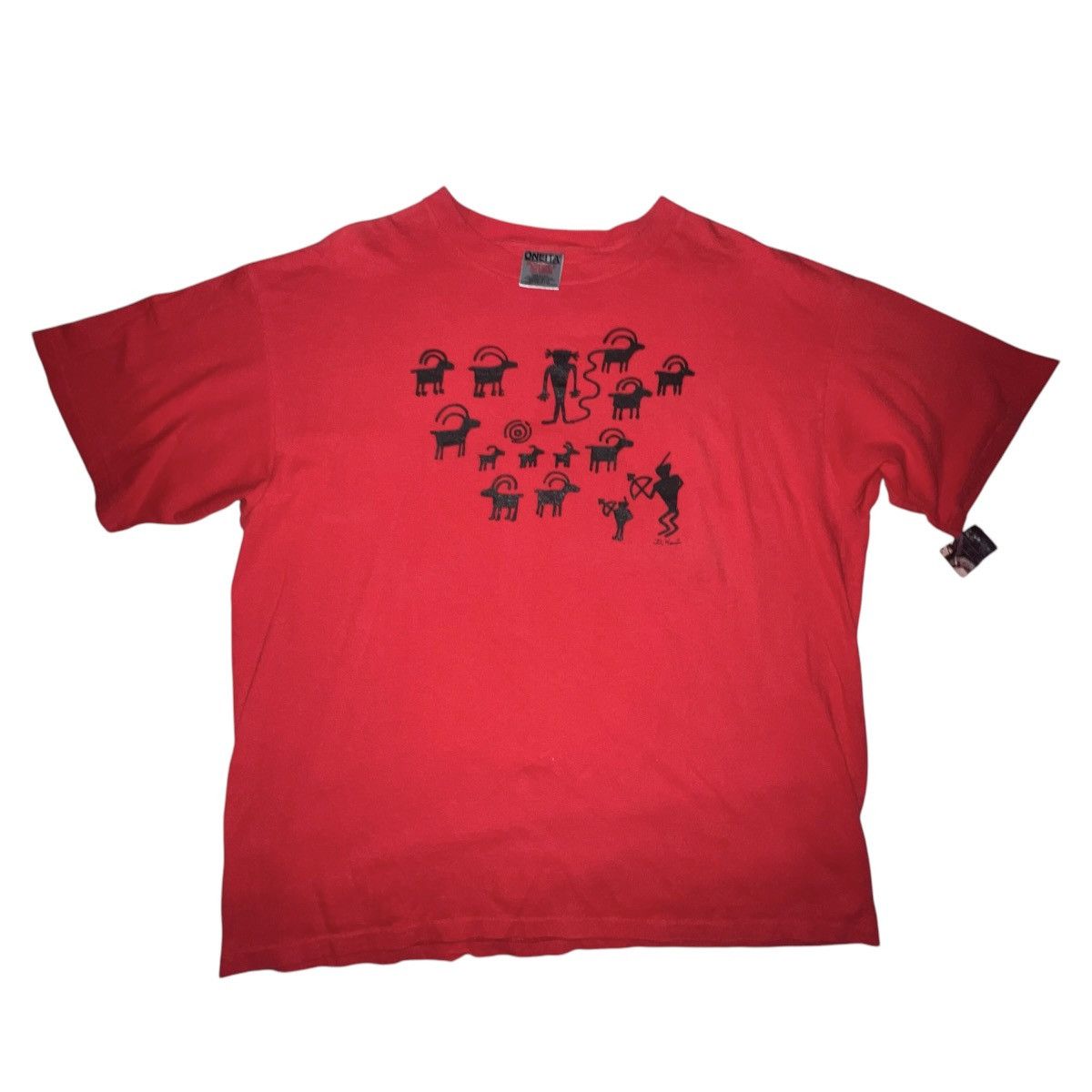 Vintage VTG T-Shirt vintage Size US XL / EU 56 / 4 - 1 Thumbnail