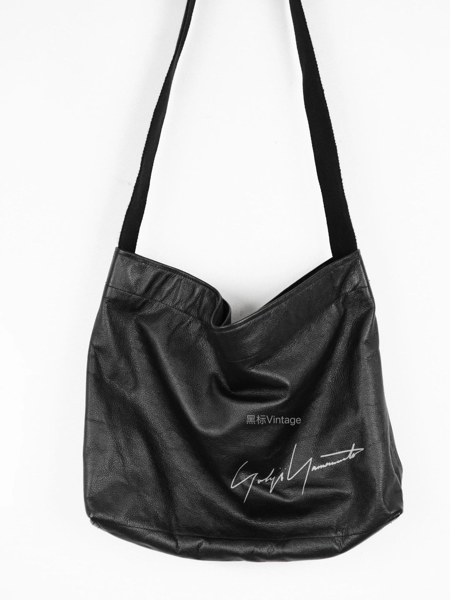 Yohji Yamamoto Yohji Yamamoto Aoyama Ltd Sign Leather Crossbody 9/10 Size ONE SIZE - 3 Thumbnail