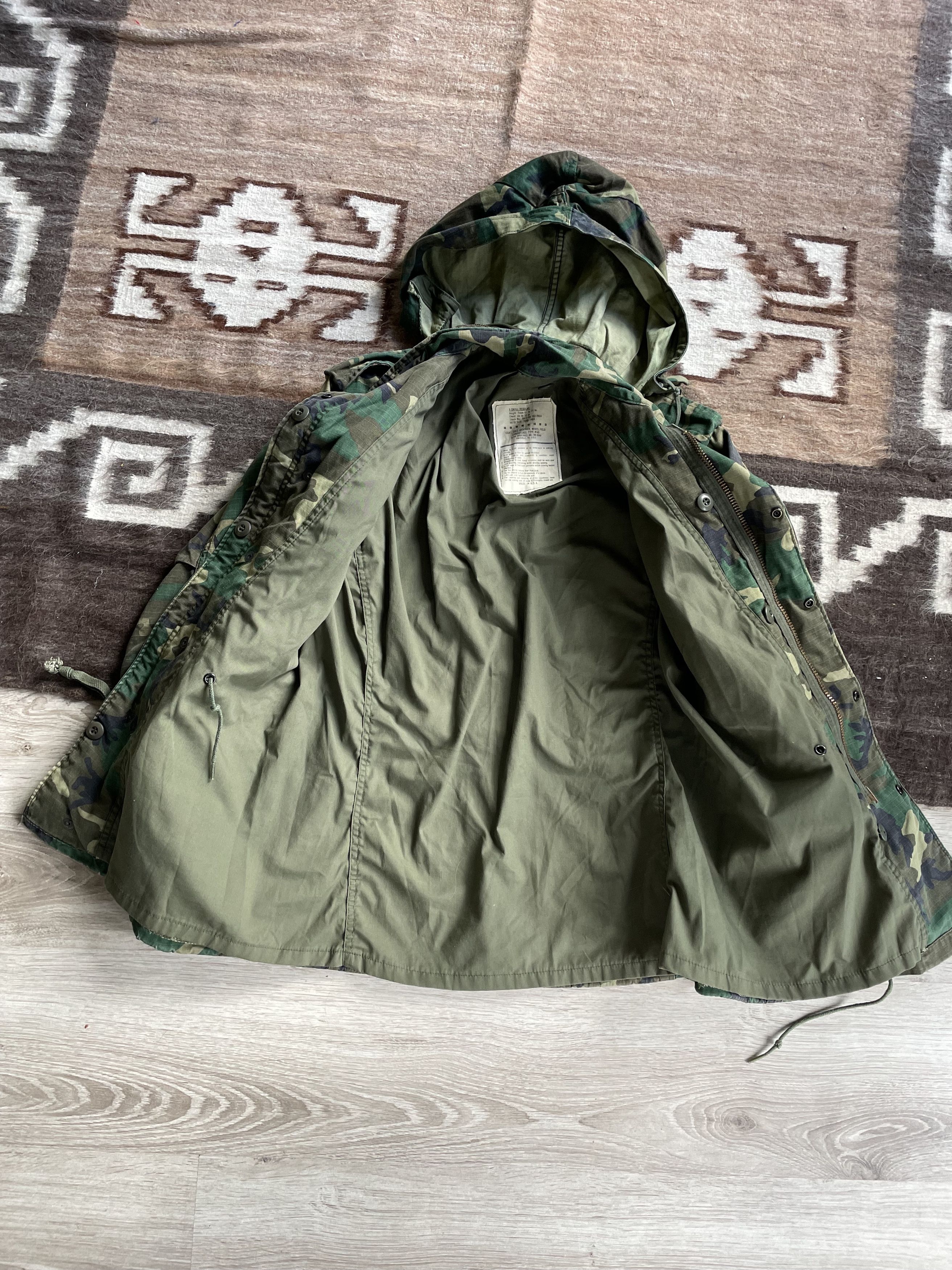 Alpha Industries Alpha Industries M65 USA Made Vintage 70s Camo Jacket 7364AC Size US S / EU 44-46 / 1 - 3 Thumbnail