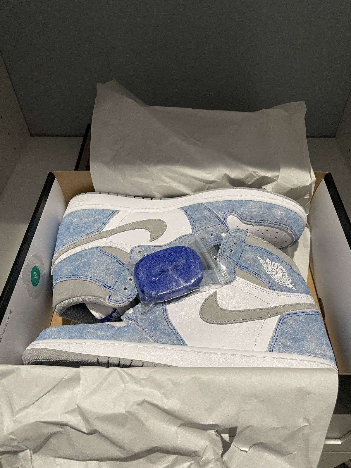 Jordan Brand Jordan 1 Hyper Royal Smoke Grey Size US 13 / EU 46 - 6 Thumbnail