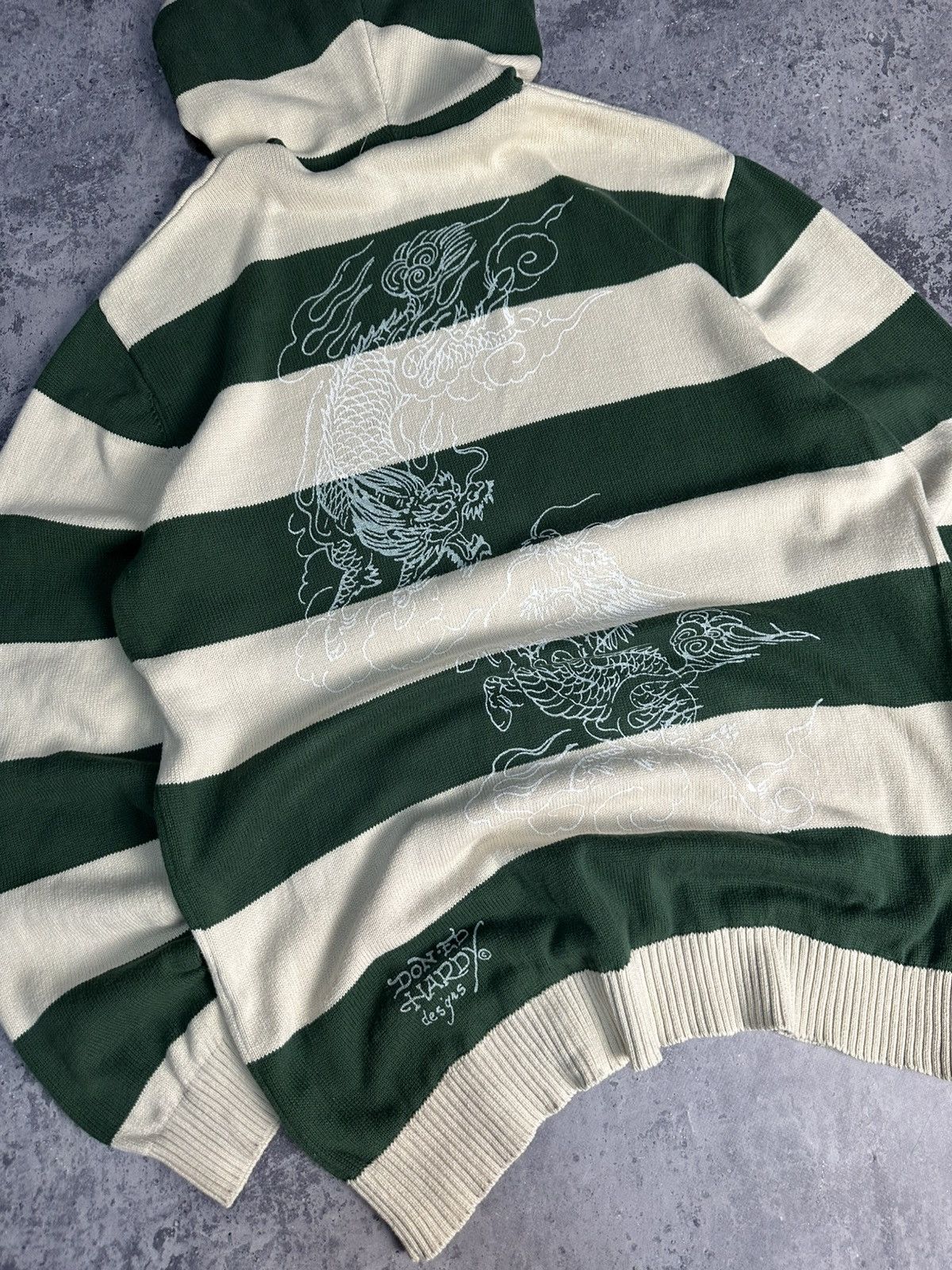 Ed Hardy Sweater Ed hardy Big logo Striped Size US L / EU 52-54 / 3 - 11 Thumbnail