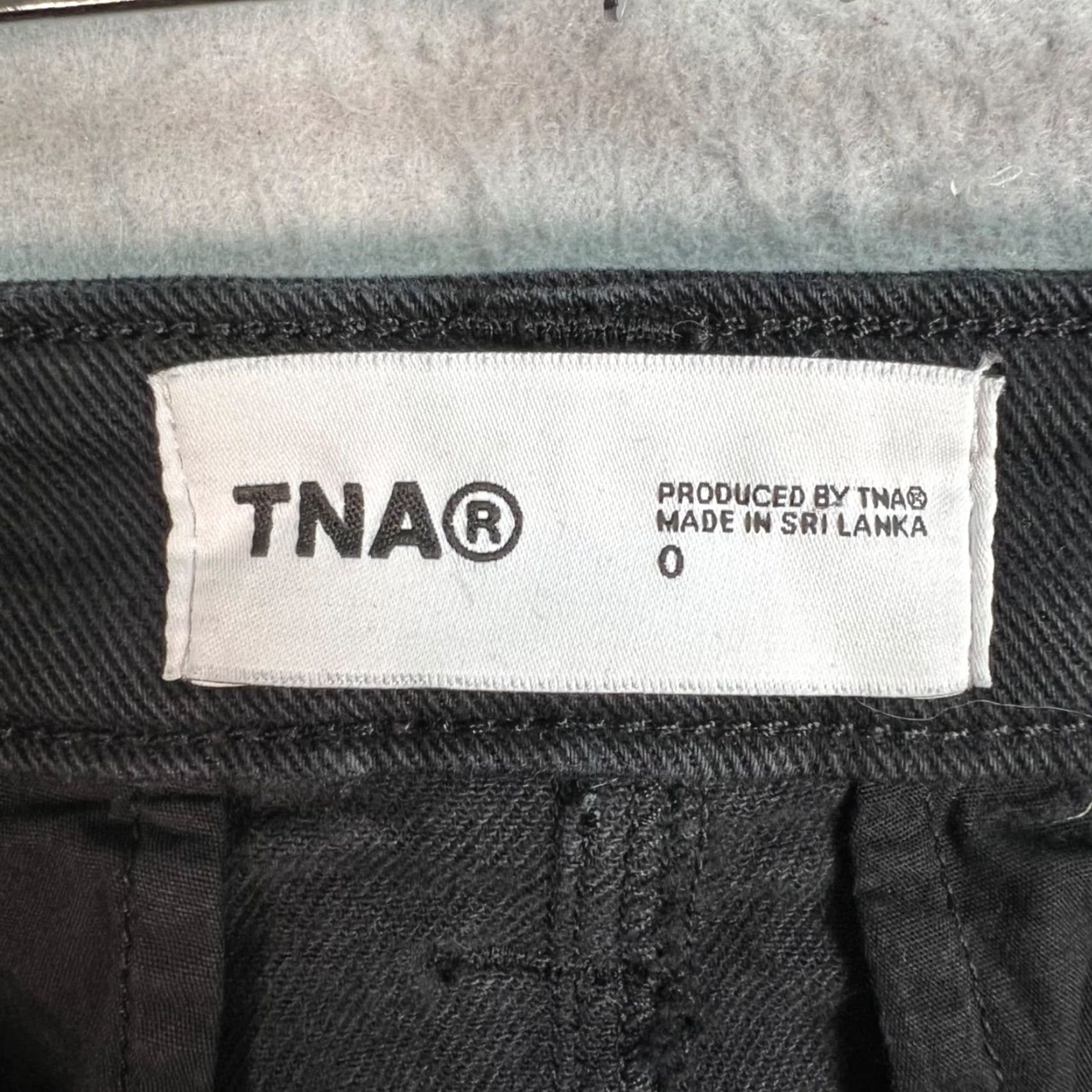 TNA VINTAGE TNA Womens Skirt Midi Black Cargo Pocket Cotton Blend Size 0 Size 25" / US 0 / IT 36 - 3 Thumbnail