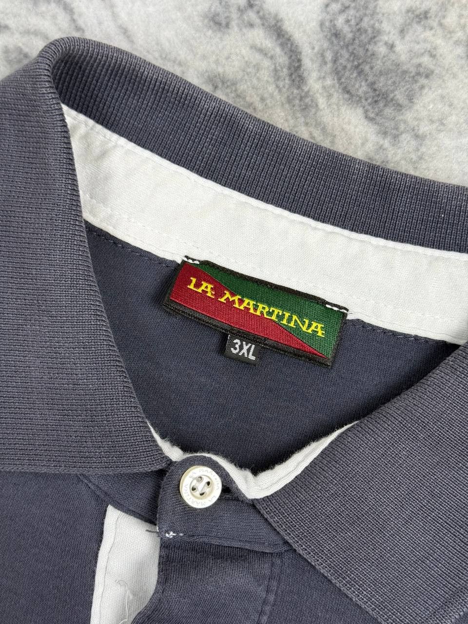La Martina Vintage La Martina Porshe Polo Shirt Racing Men 3XL Gray Size US XXL / EU 58 / 5 - 7 Thumbnail