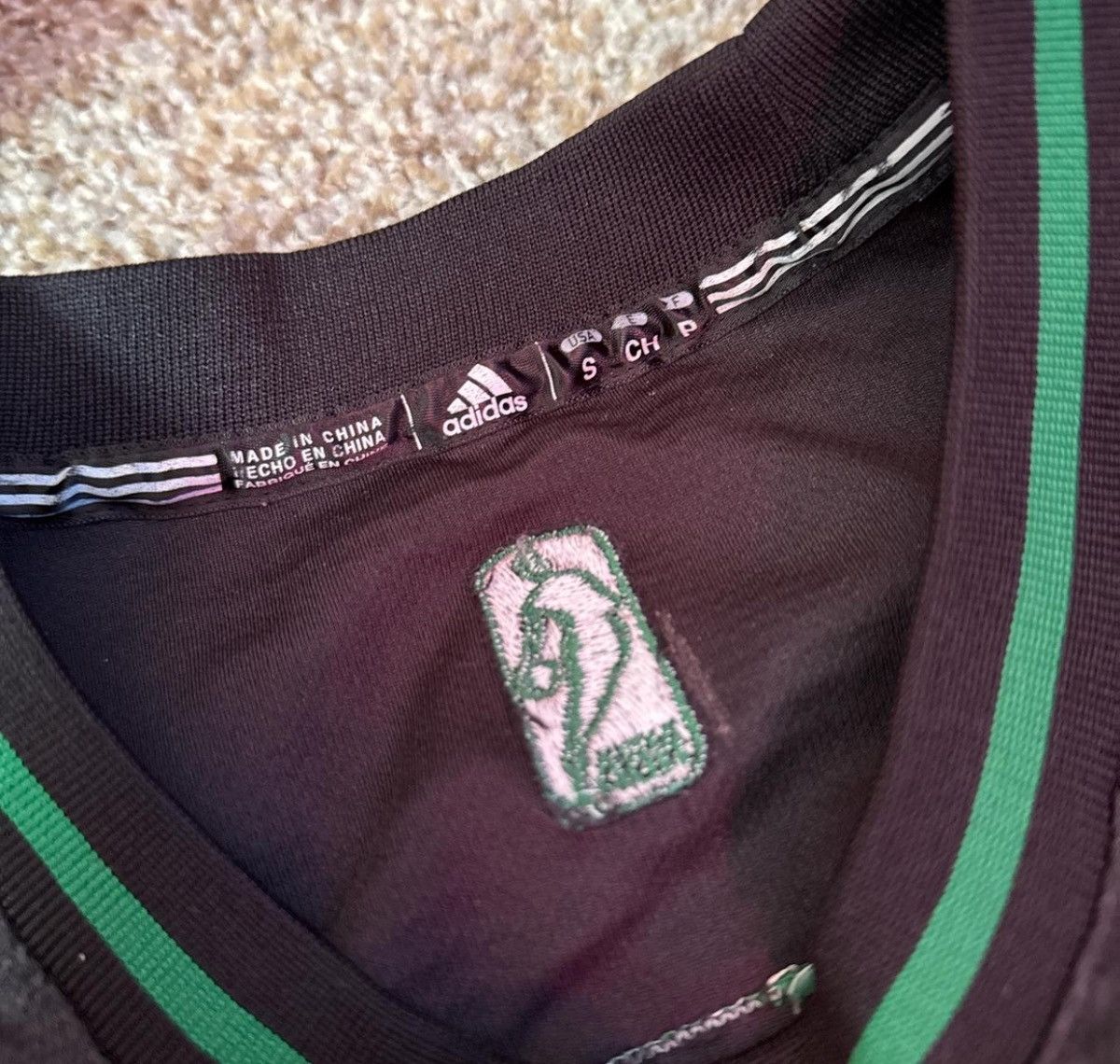 Adidas × Vintage Adidas NBA Plaid Boston Celtics Jersey - Rondo Size Small Size US S / EU 44-46 / 1 - 3 Thumbnail