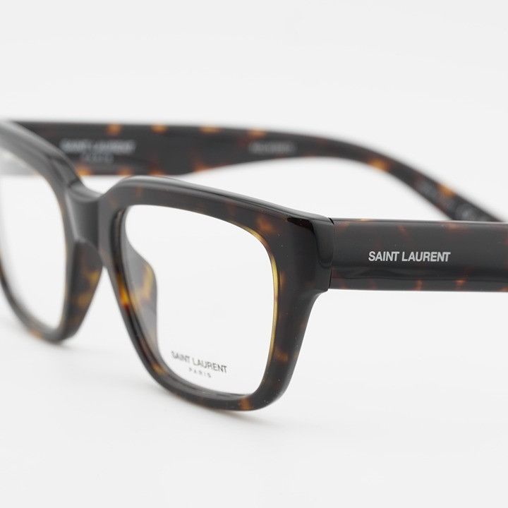 Saint Laurent Paris Saint Laurent SL804 002 Eyeglasses Havana 51mm Square Frame Size ONE SIZE - 10 Thumbnail