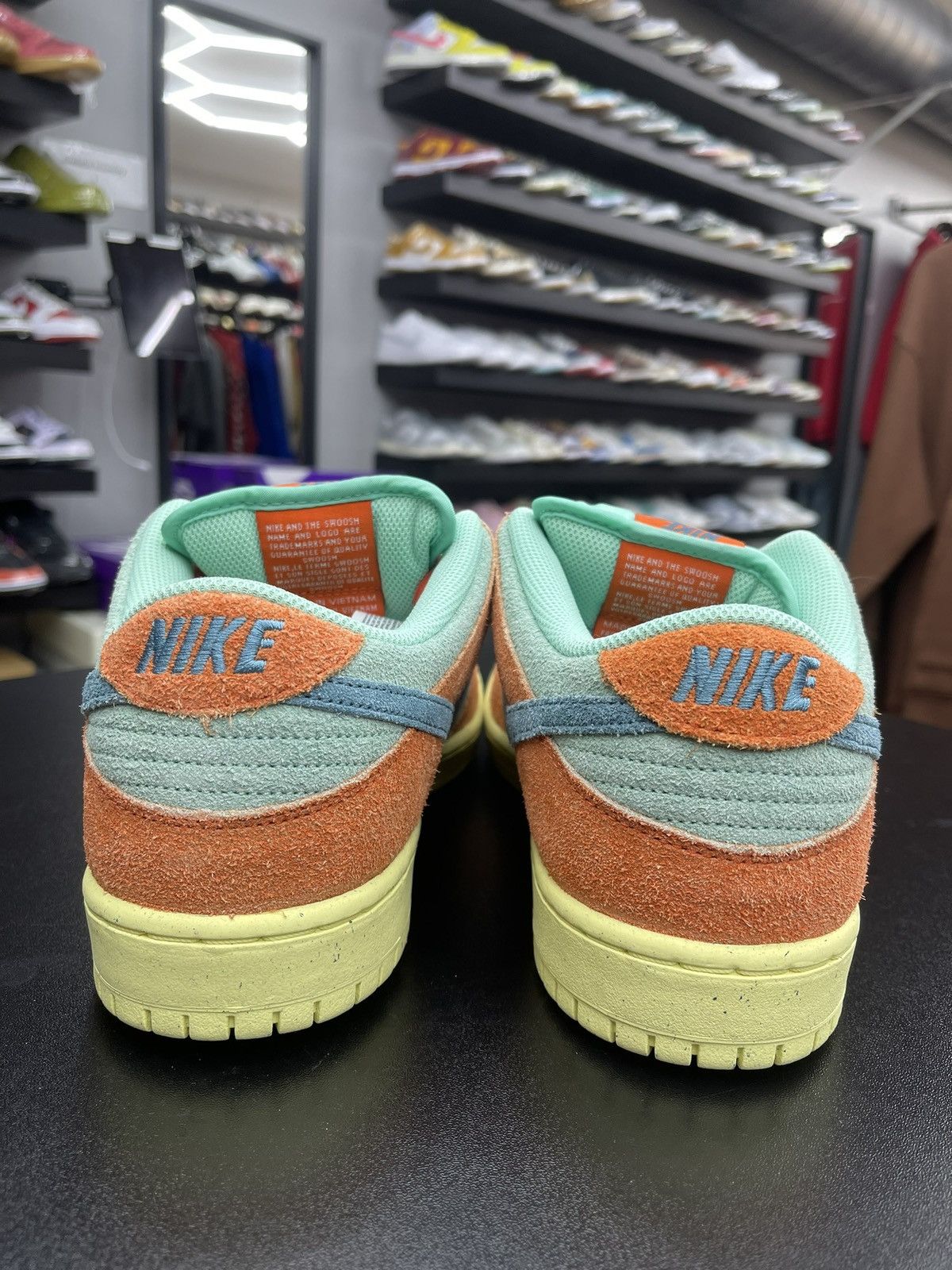 Nike Size 11 - Nike Dunk Low SB Orange Emerald Rise Size US 11 / EU 44 - 4 Thumbnail