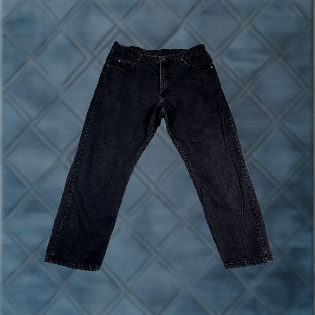 Wrangler VINTAGE Wrangler Regular Fit Black Denim Jeans 97601CB Mens Size 38 X 30 Regular Jeans Black 5-Pocket Logo Cowboy USA Mens Size US 38 / EU 54 - 1 Thumbnail