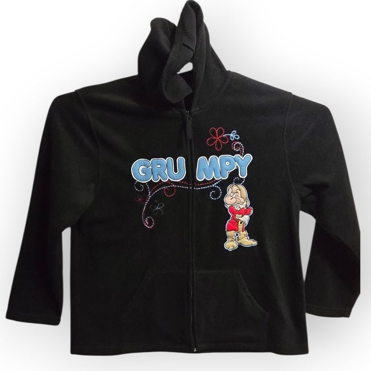Disney Disney Grumpy Dwarf Black Fleece Pullover XL Size XL / US 12-14 / IT 48-50 - 2 Thumbnail