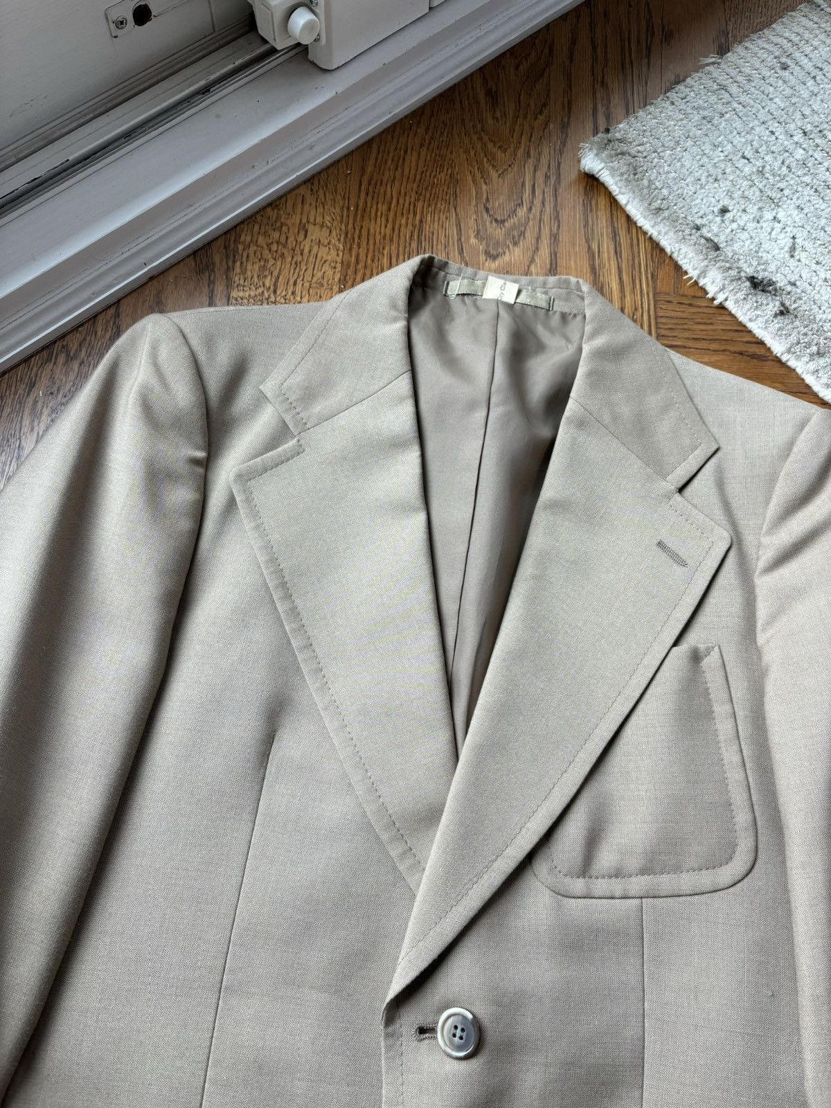 Le Chateau × Vintage 60s Two Piece Suit Vintage Le Chateau Trevira Mohair France Size 36R - 7 Thumbnail