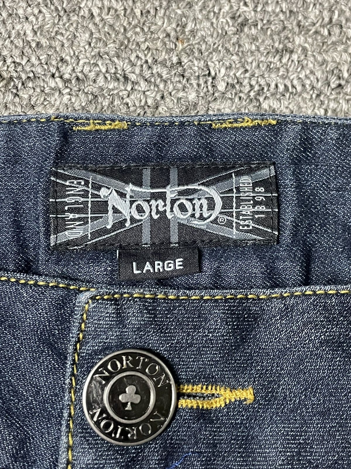 Norton Vintage Norton Brand Max Denim Jeans (67) Size US 36 / EU 52 - 8 Thumbnail