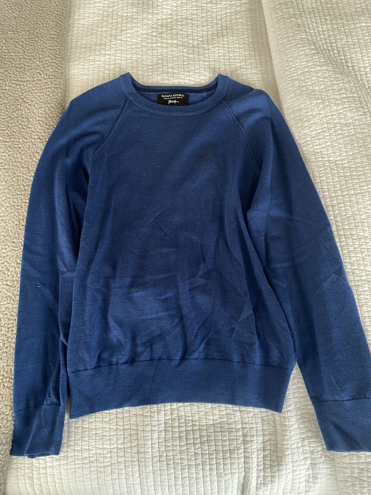 Banana Republic Navy merino wool sweater Size US S / EU 44-46 / 1 - 1 Thumbnail