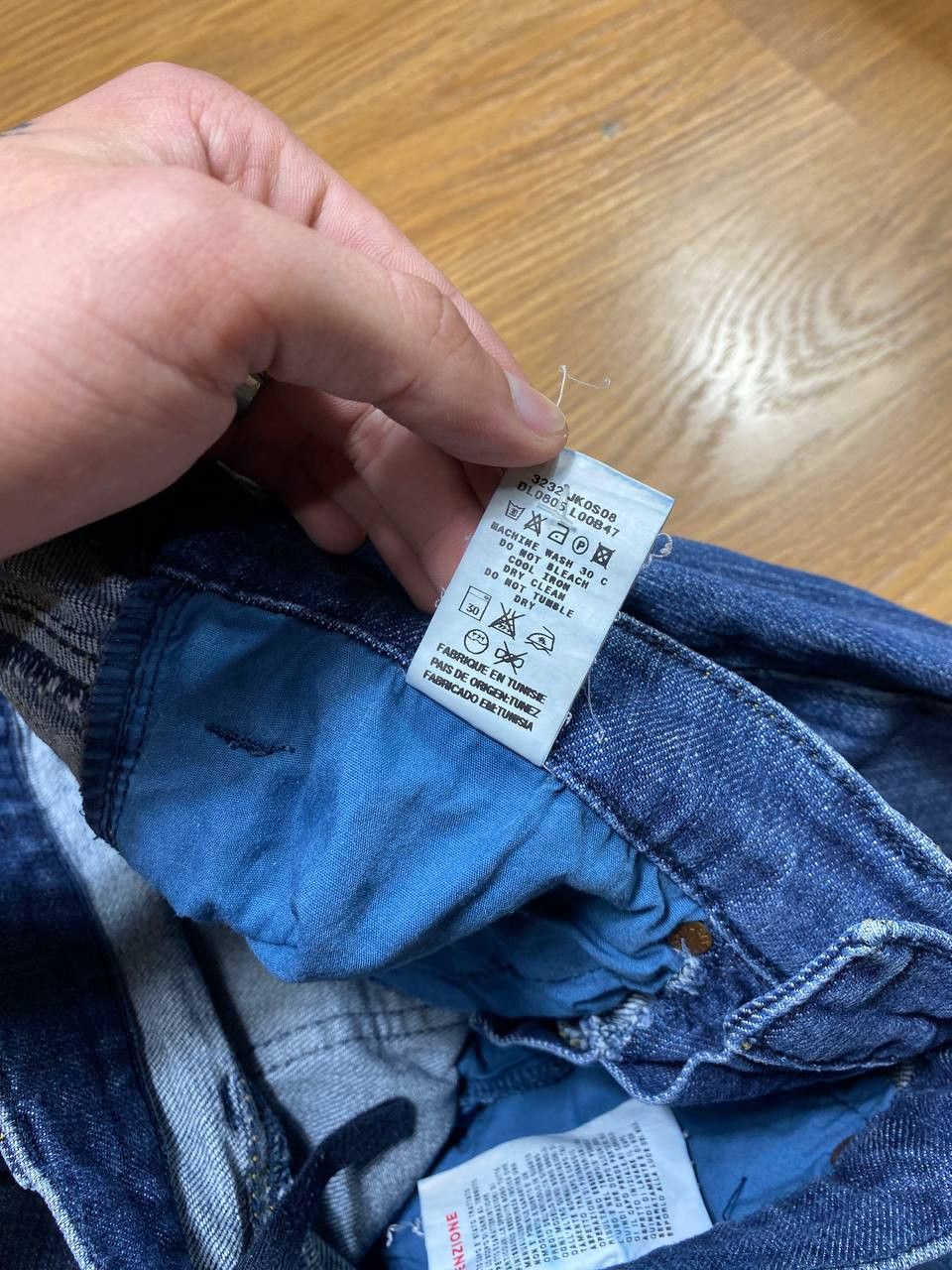 Japanese Brand Crazy Crash Dirty Baggy Faded Jean Japan Avant Garde Style Size US 28 / EU 44 - 8 Thumbnail