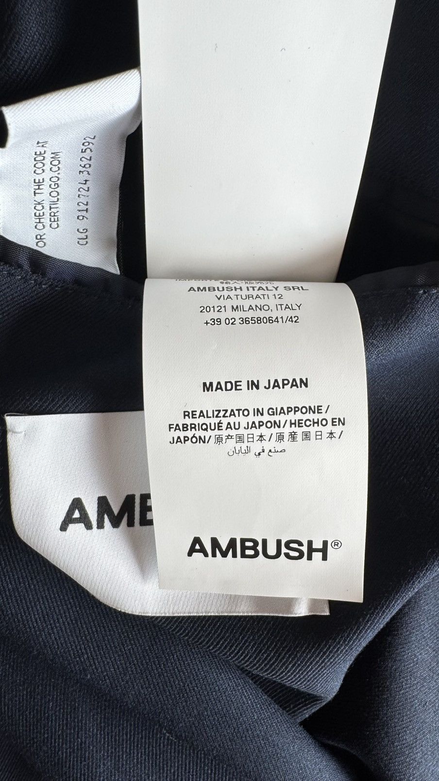 Ambush Design Ambush coat new with tags 44 oversize unosex made in Japan Size L / US 10 / IT 46 - 10 Thumbnail