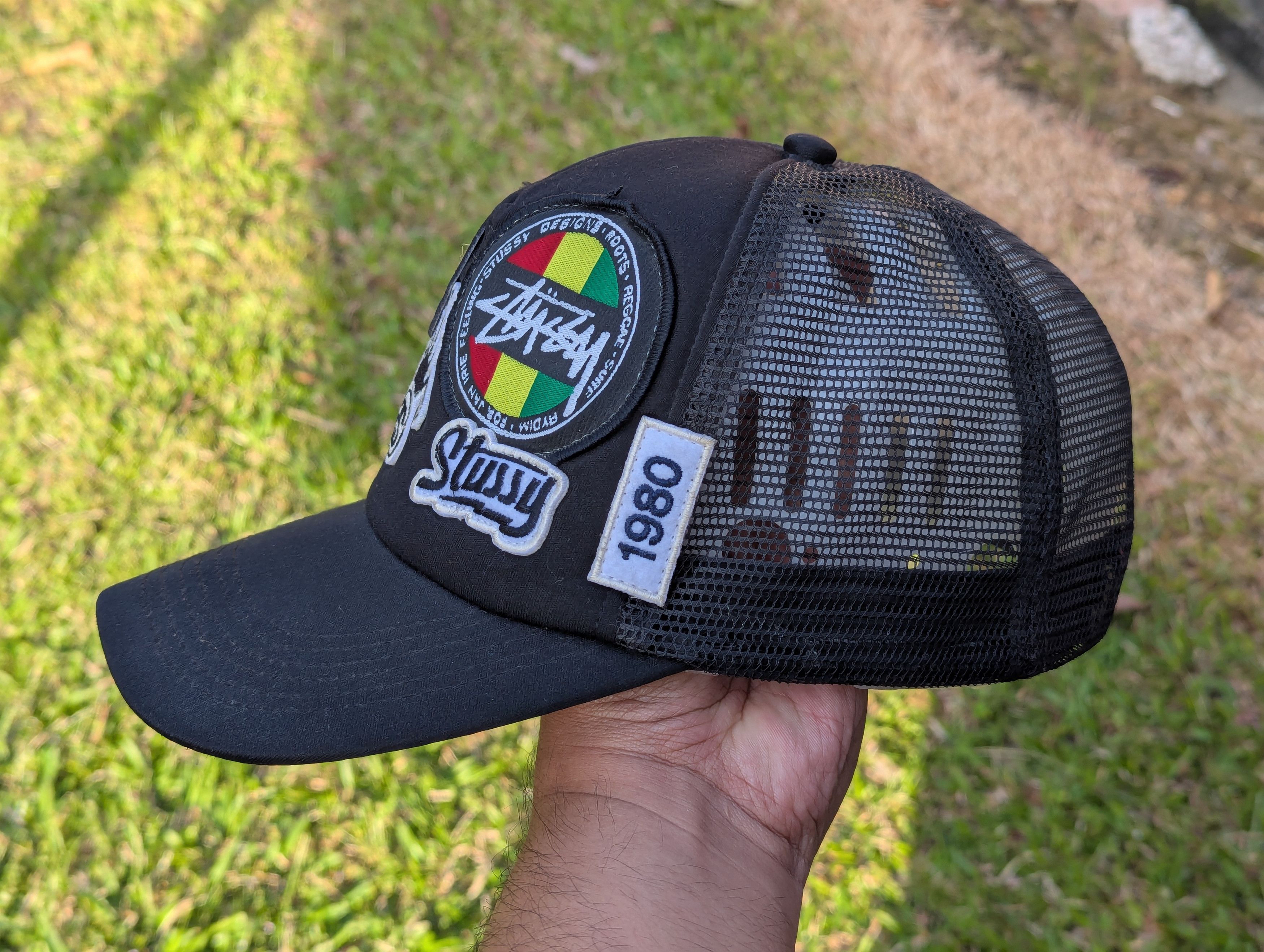 Stussy Vintage Stussy Crown Logo Patches All Logo Trucker Hat Size ONE SIZE - 2 Thumbnail