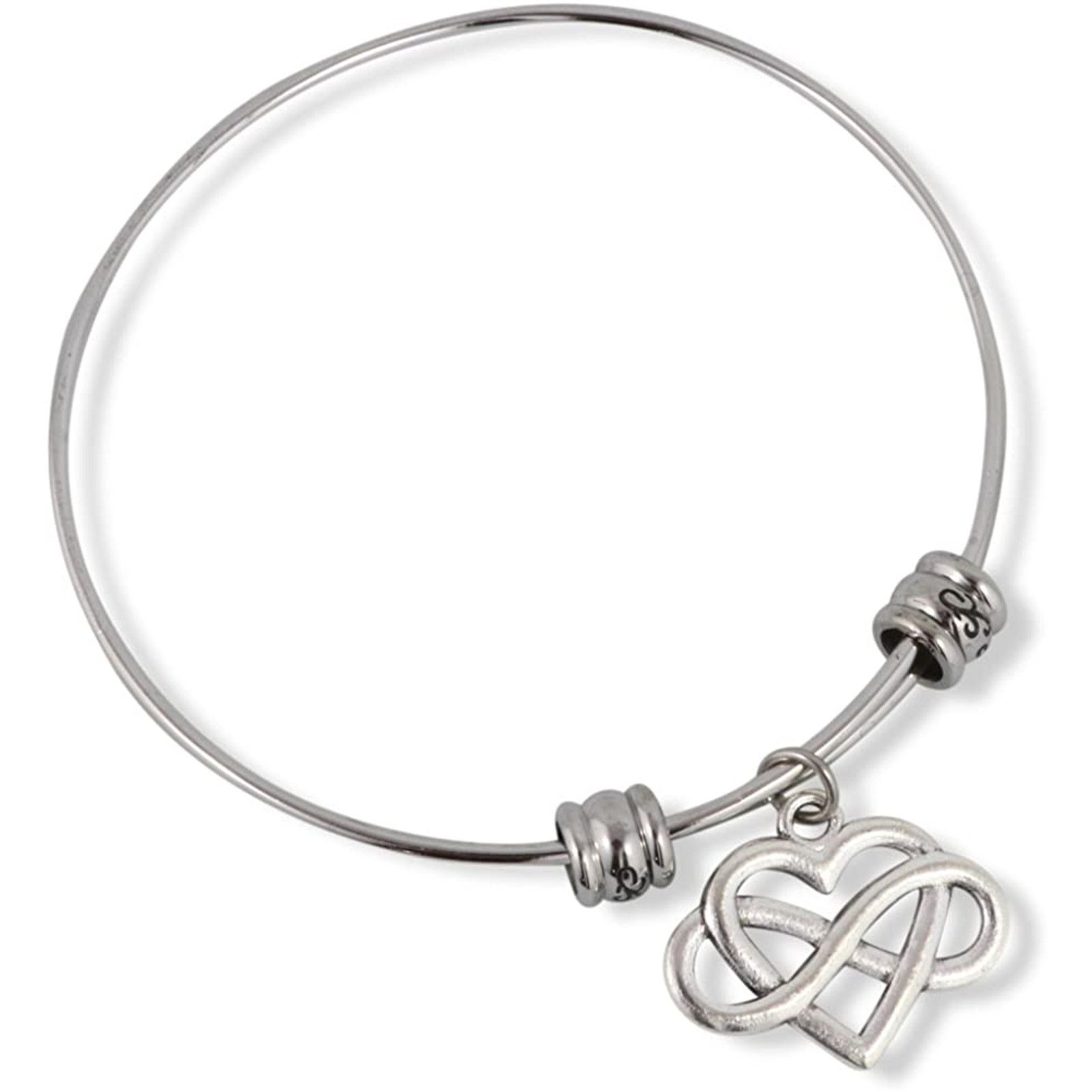 & Other Stories Infinity Heart Bangle Bracelet Jewelry Size ONE SIZE - 1 Thumbnail