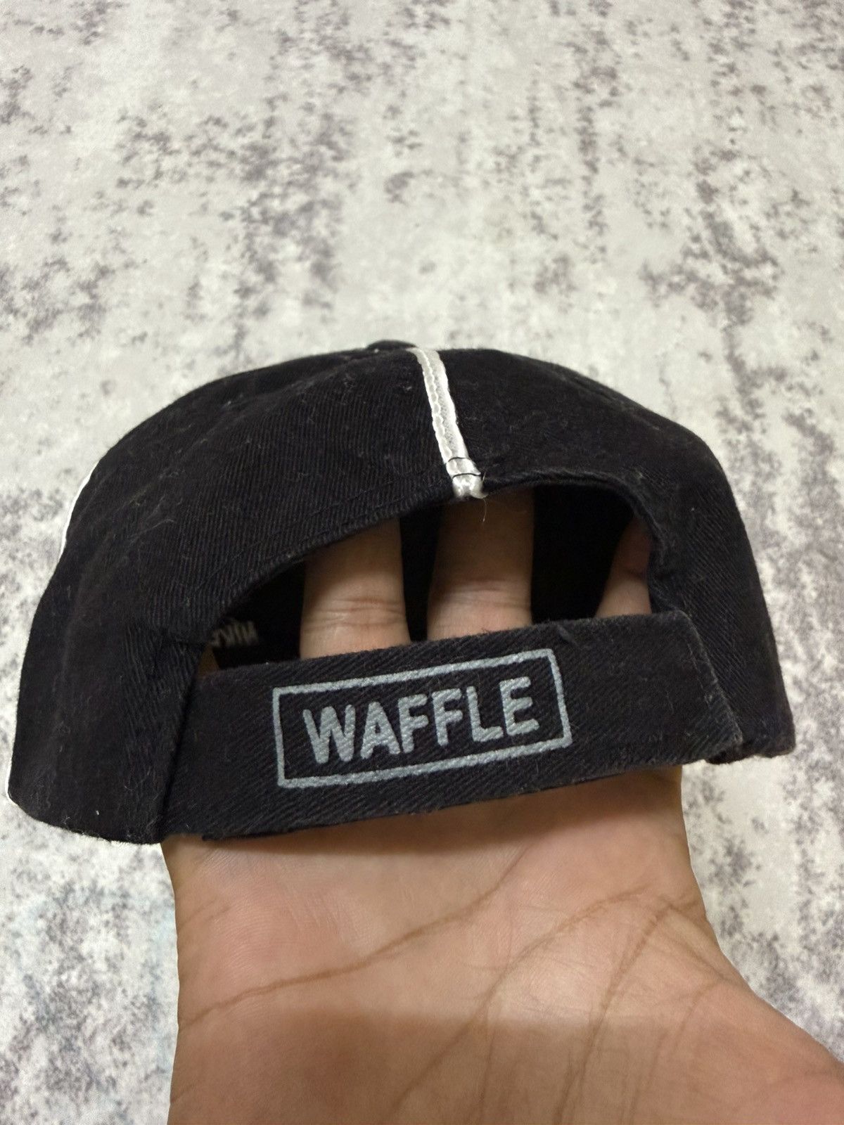 Nike Vintage 90s Nike Wafle Velcro Adjustable Cap Size ONE SIZE - 7 Thumbnail