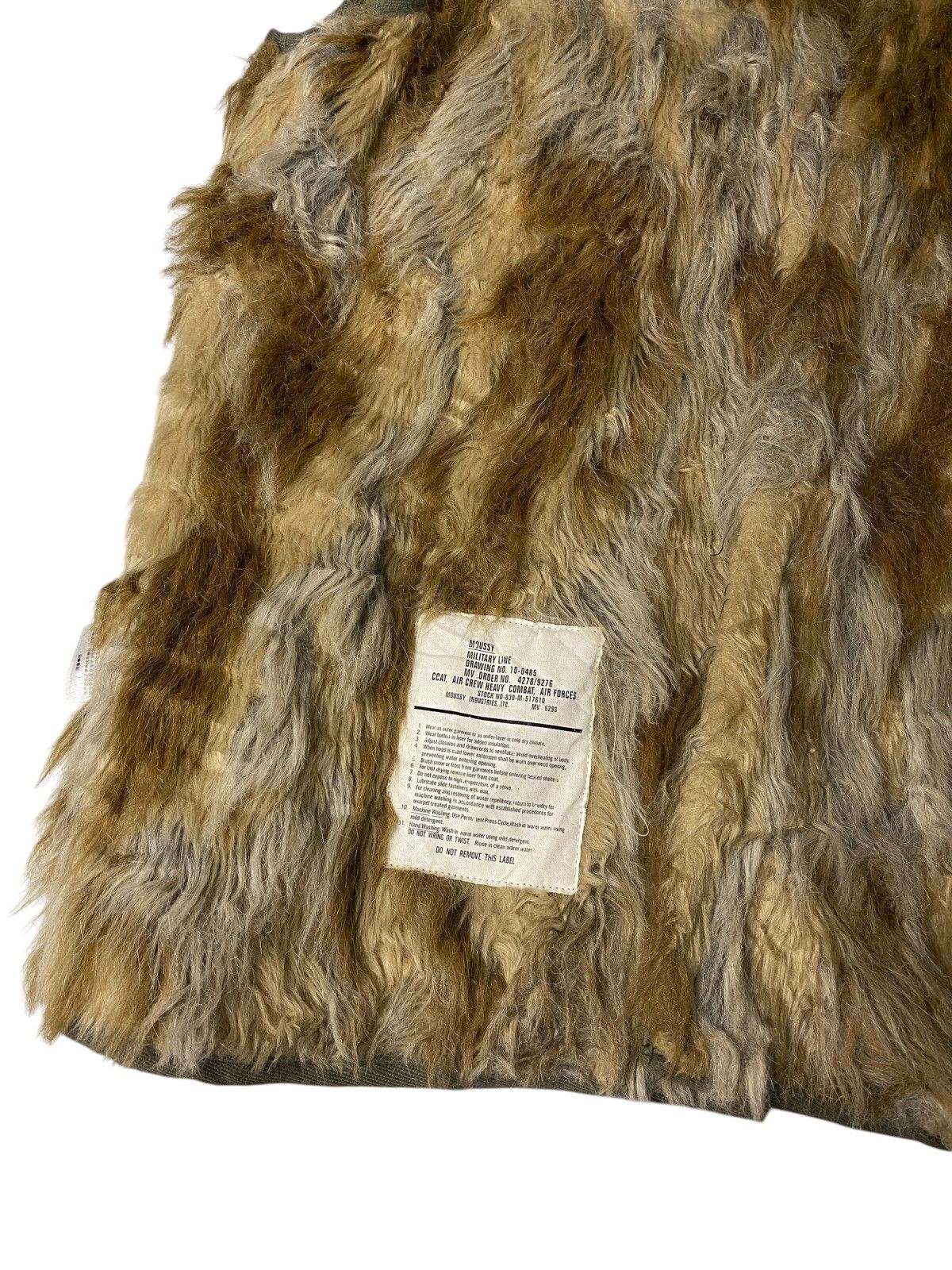 If Six Was Nine 2000's Moussy Fur Military Vest Hoodie Size US M / EU 48-50 / 2 - 2 Thumbnail