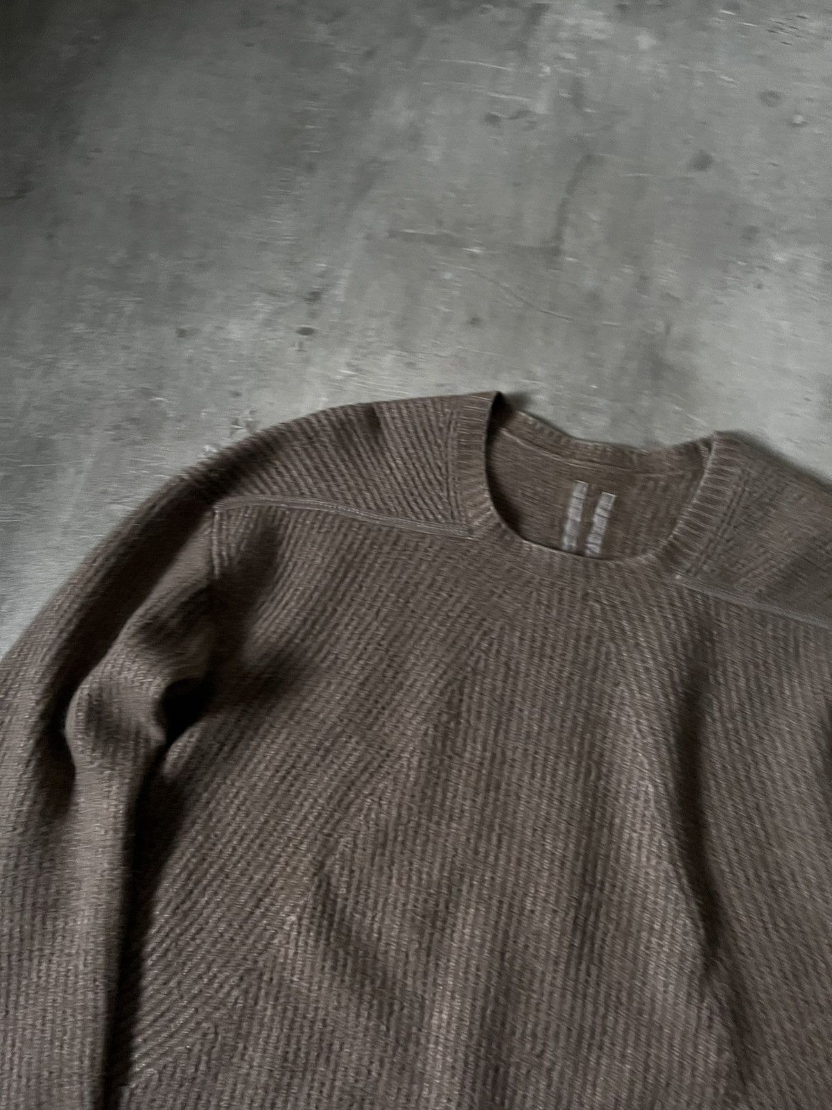 Rick Owens Rick Owens Mastodon FW16 wool cashmere brown sweater Size US L / EU 52-54 / 3 - 4 Thumbnail