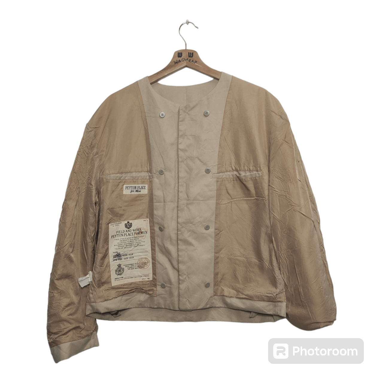 Japanese Brand × PPFM × Vintage PEYTON PLACE FOR MEN NUDE LIGHT JACKET Size US XL / EU 56 / 4 - 7 Thumbnail