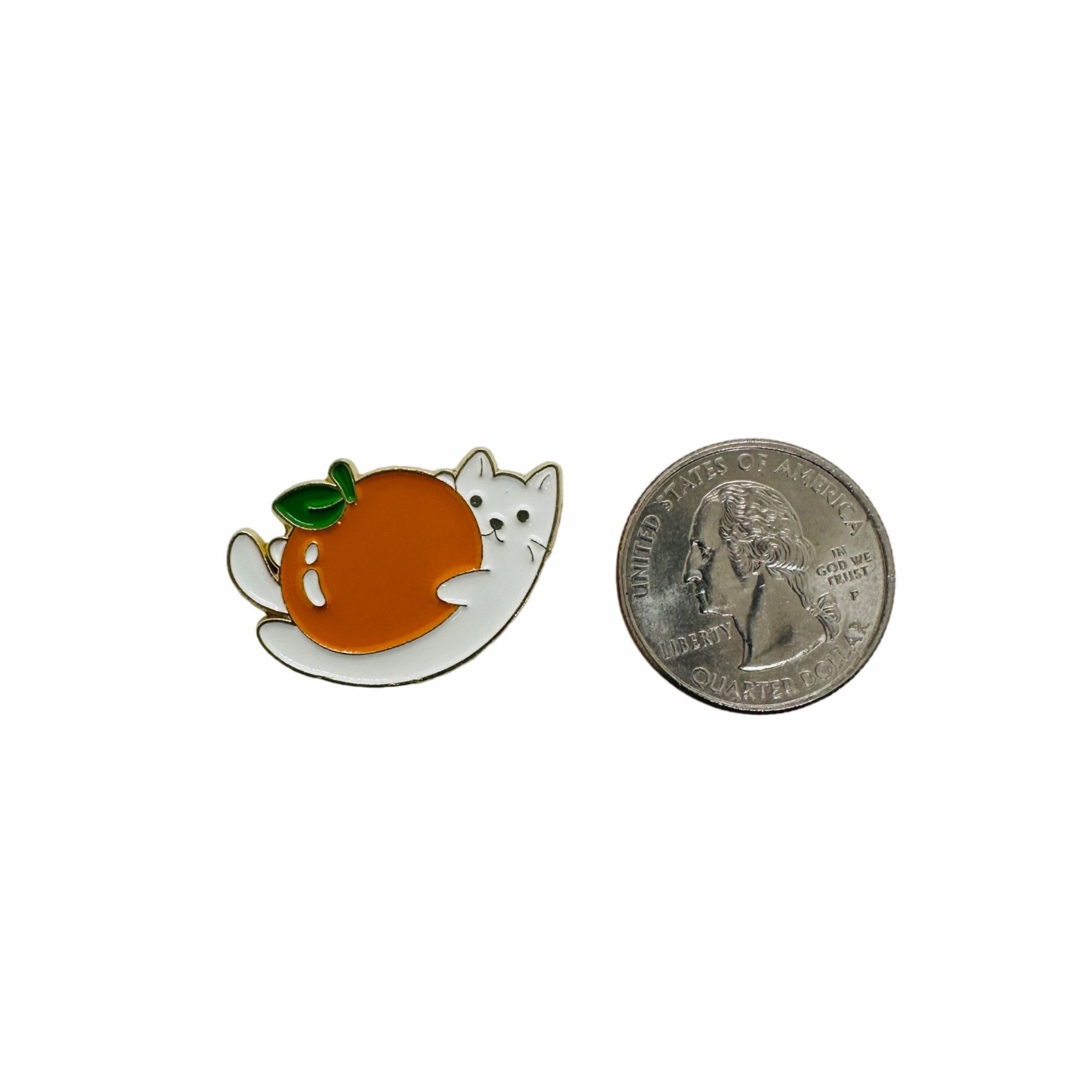 Other ☀️Enamel Pins Orange Kitty Cute Cat Cartoon Kitten Hat Pins Size ONE SIZE - 6 Thumbnail