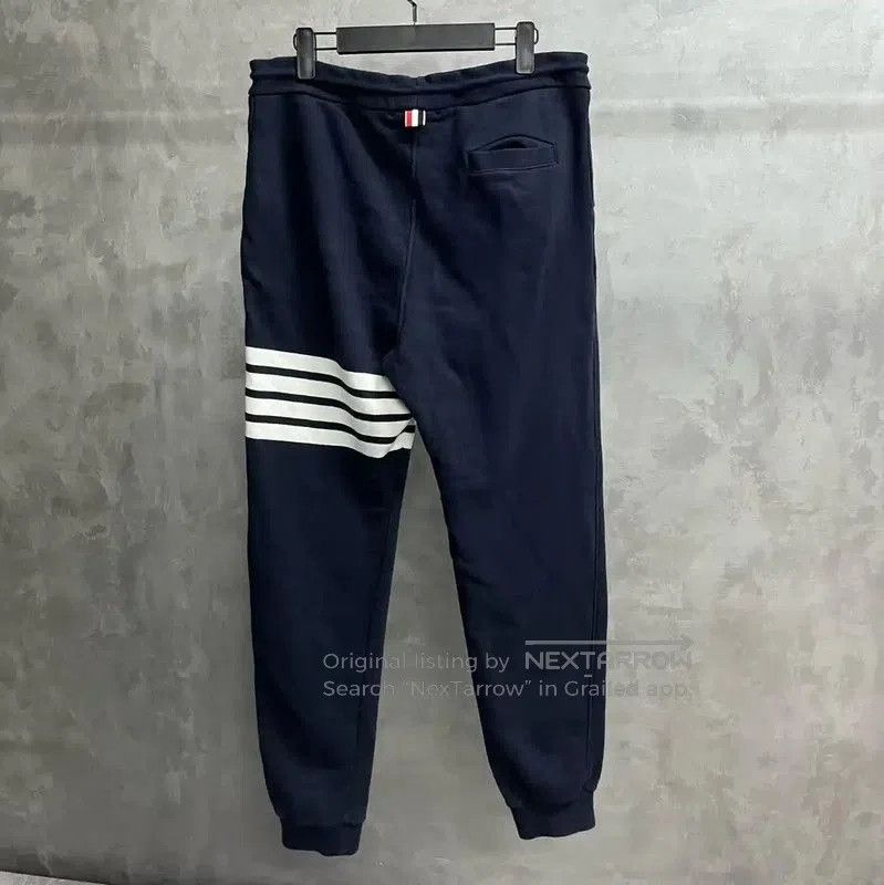 Thom Browne Thom Browne Women's Navy Cotton Relaxed Pants . Size 23" - 2 Thumbnail