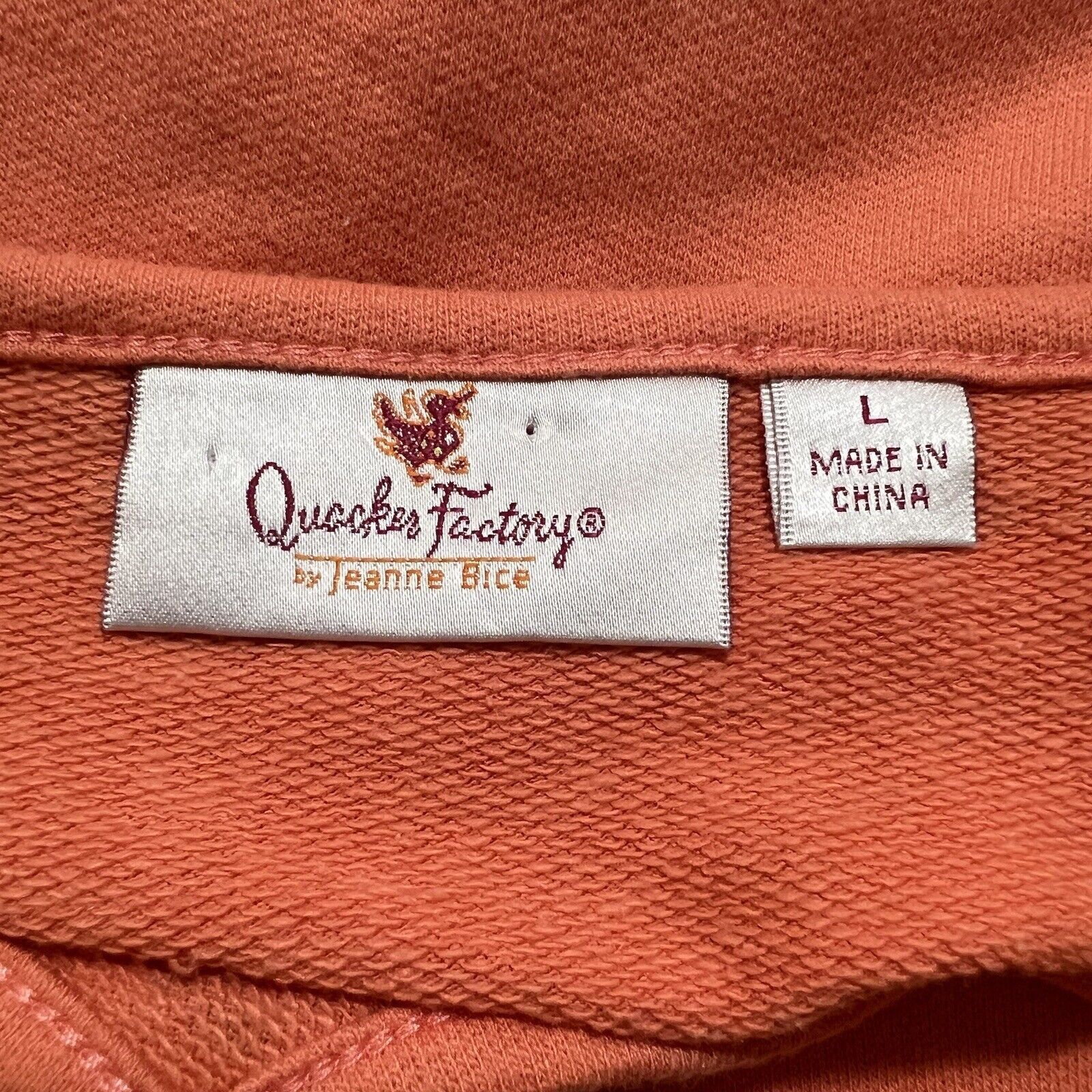 Vintage Quacker Factory Large 3/4 Sleeve Rhinestone Blouse Top Size L / US 10 / IT 46 - 3 Thumbnail